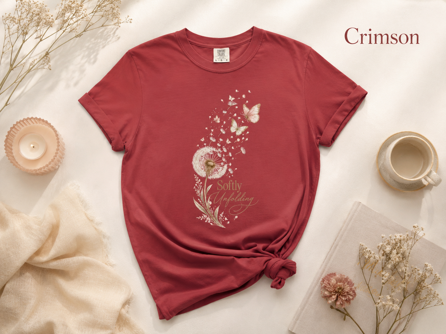 Softly Unfolding Dandelion Tee