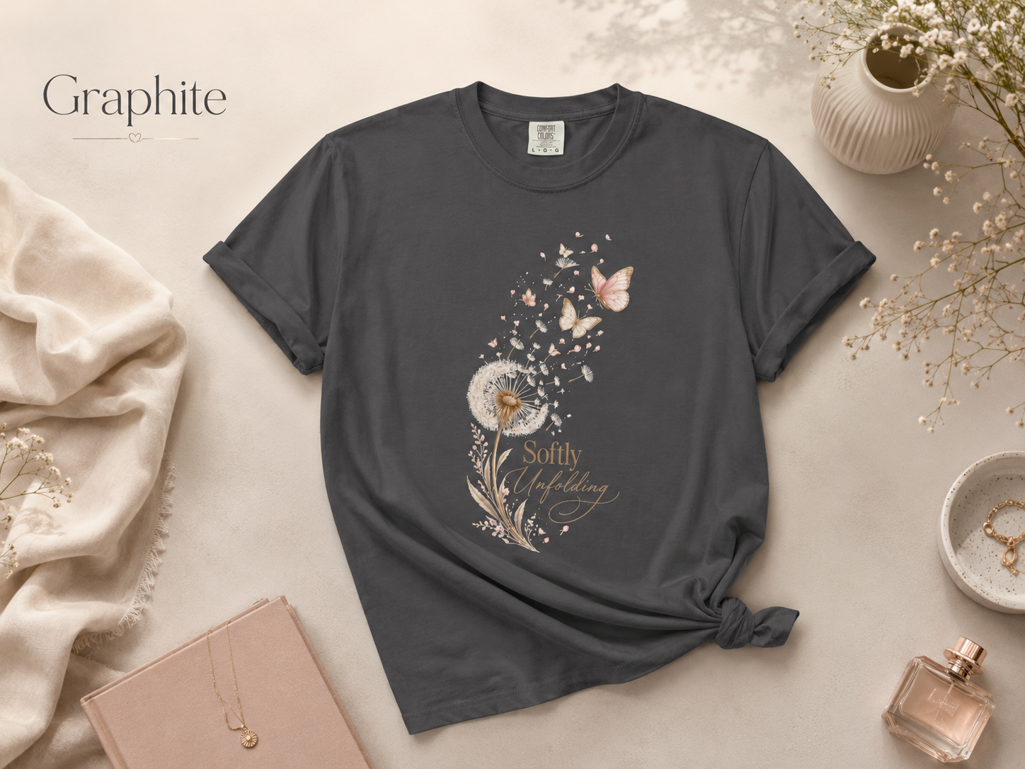 Softly Unfolding Dandelion Tee