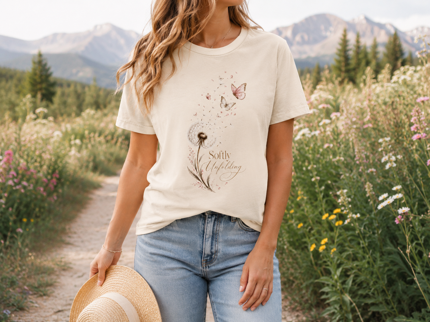 Softly Unfolding Dandelion Tee