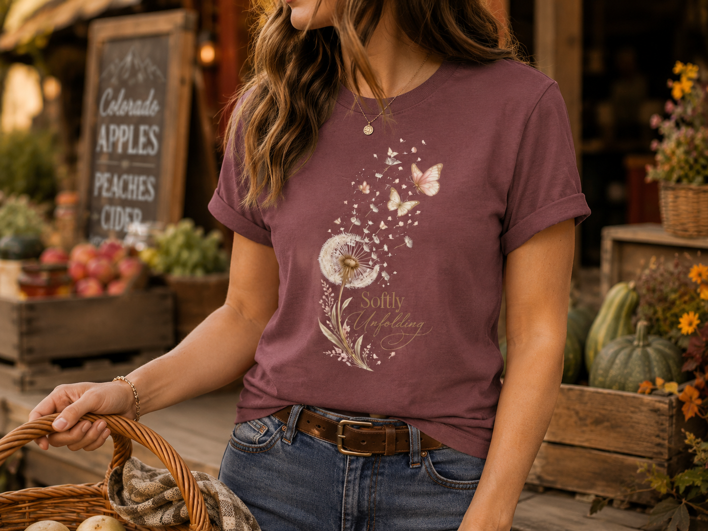 Softly Unfolding Dandelion Tee