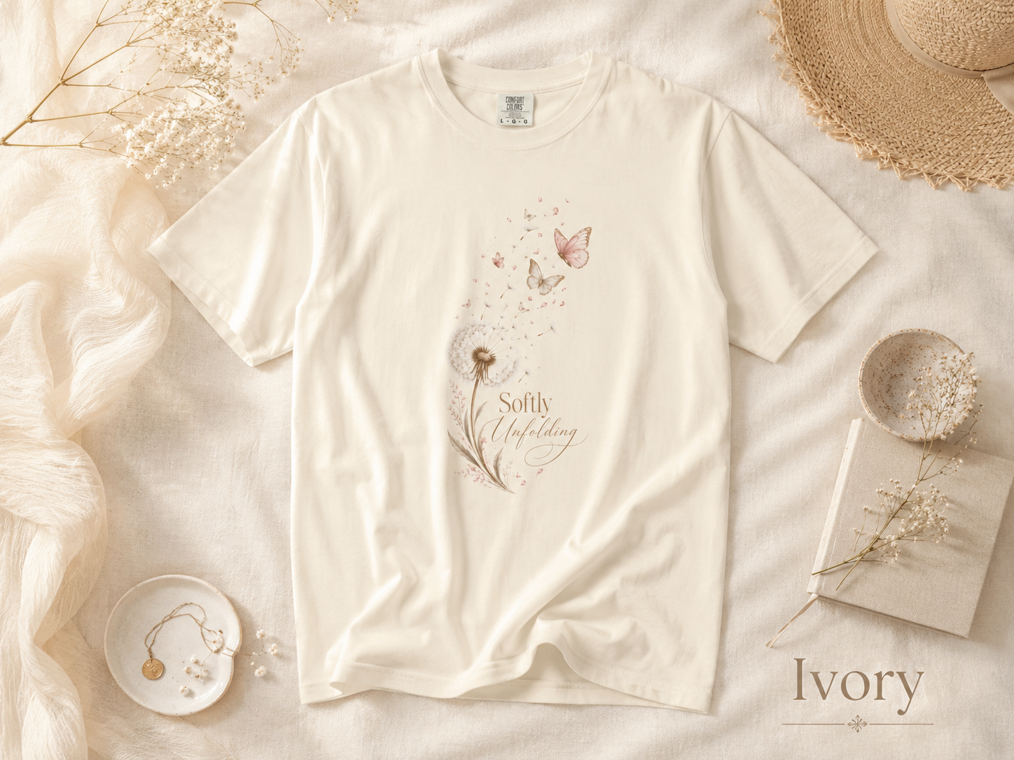 Softly Unfolding Dandelion Tee