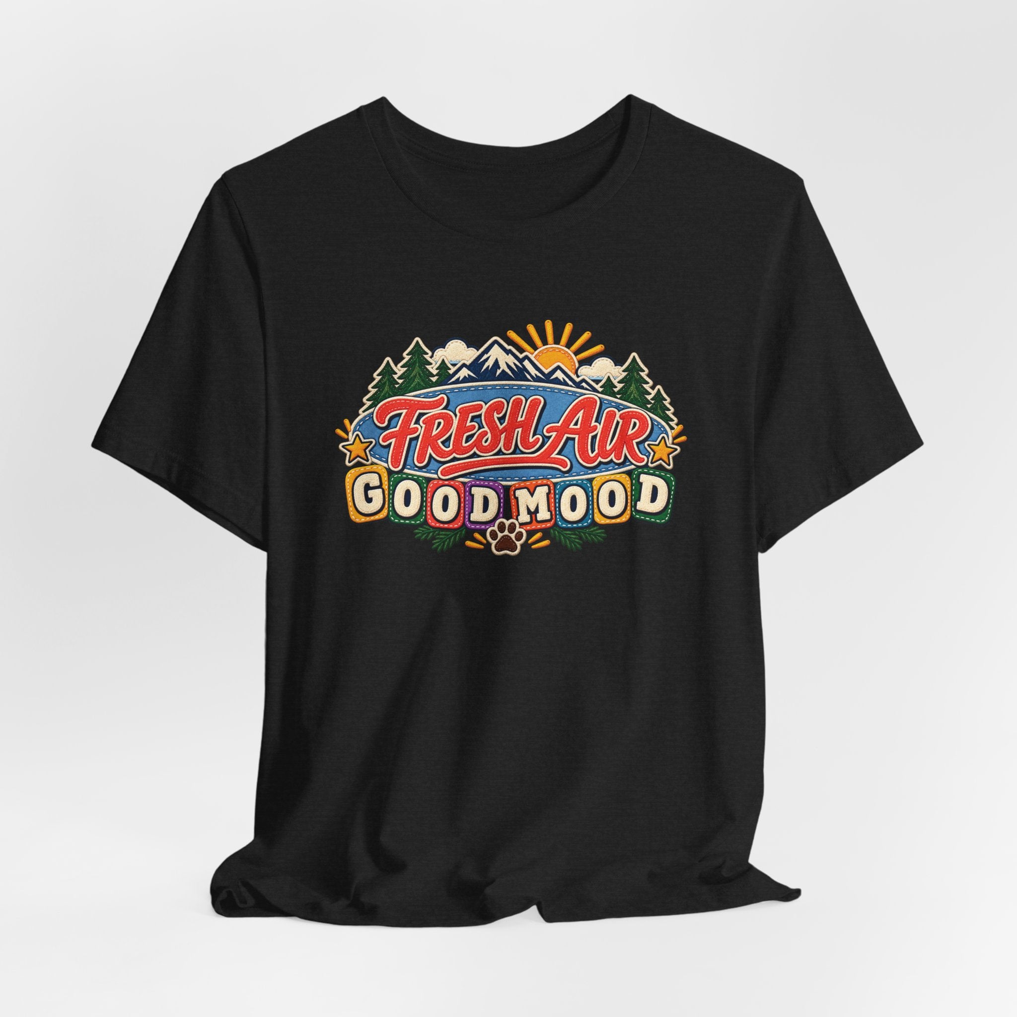 Fresh Air Good Mood T-Shirt — Garment-Dyed Cotton