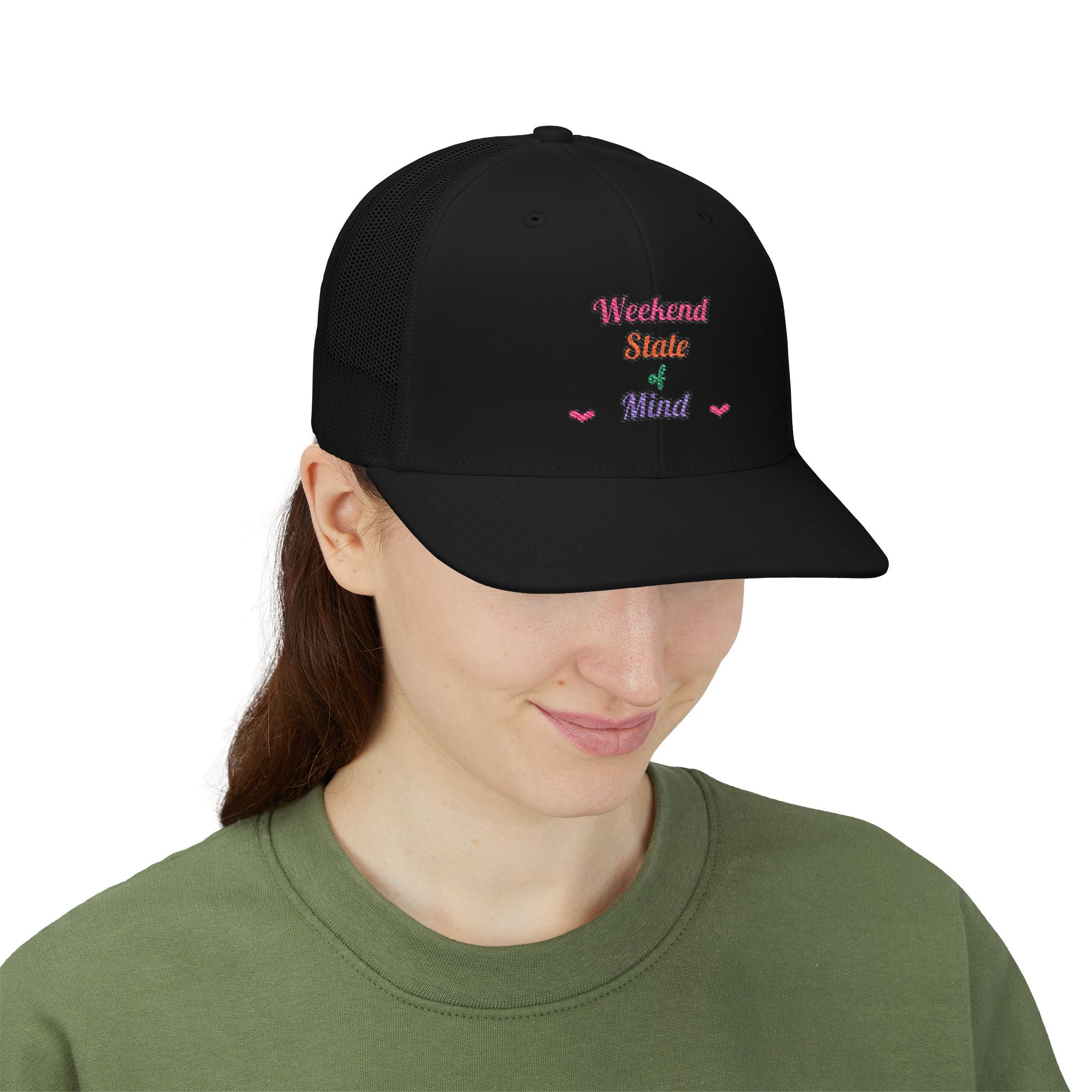 Weekend State of Mind — Embroidered Trucker Hat