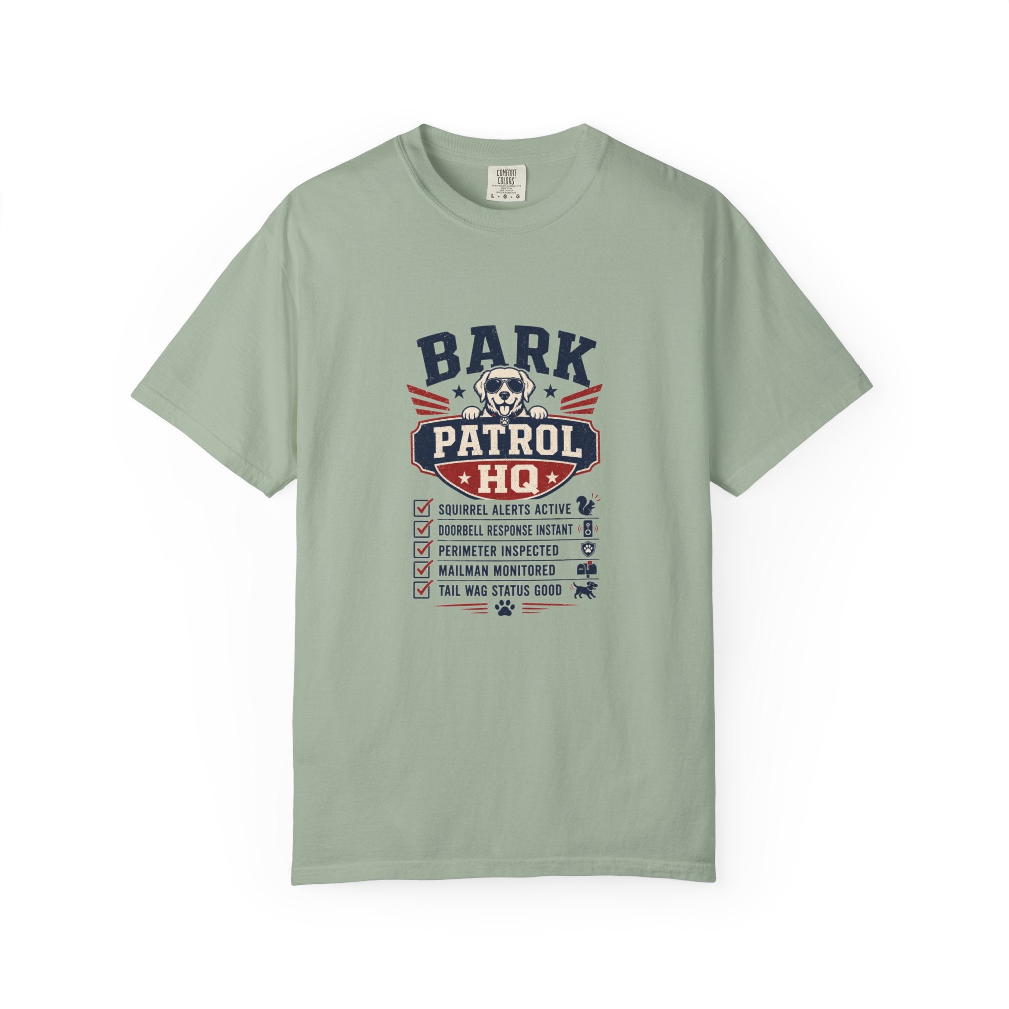 Bark Patrol HQ - Funny Dog Dad Shirt