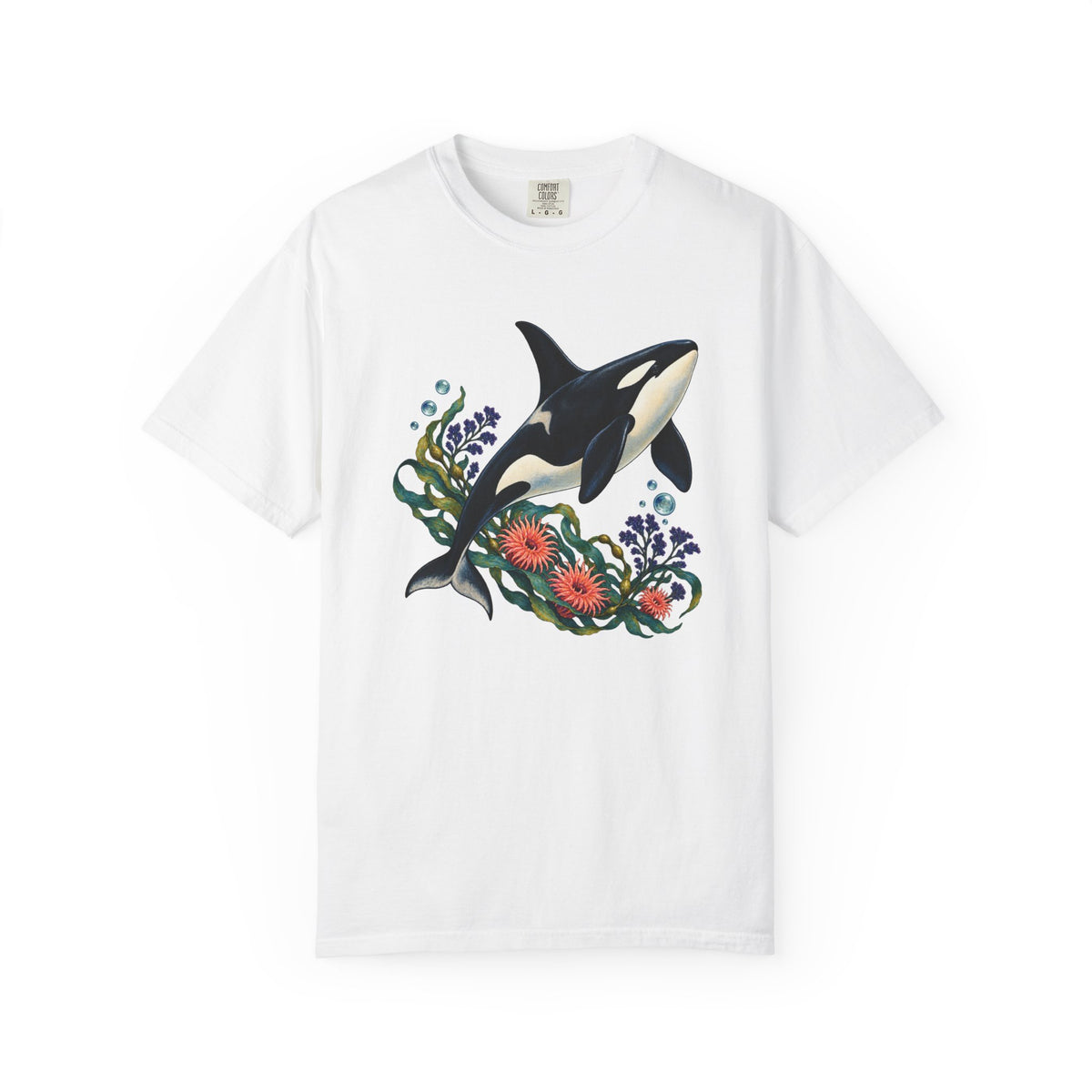 Orca, Kelp & Anemone T-Shirt — Garment-Dyed Cotton
