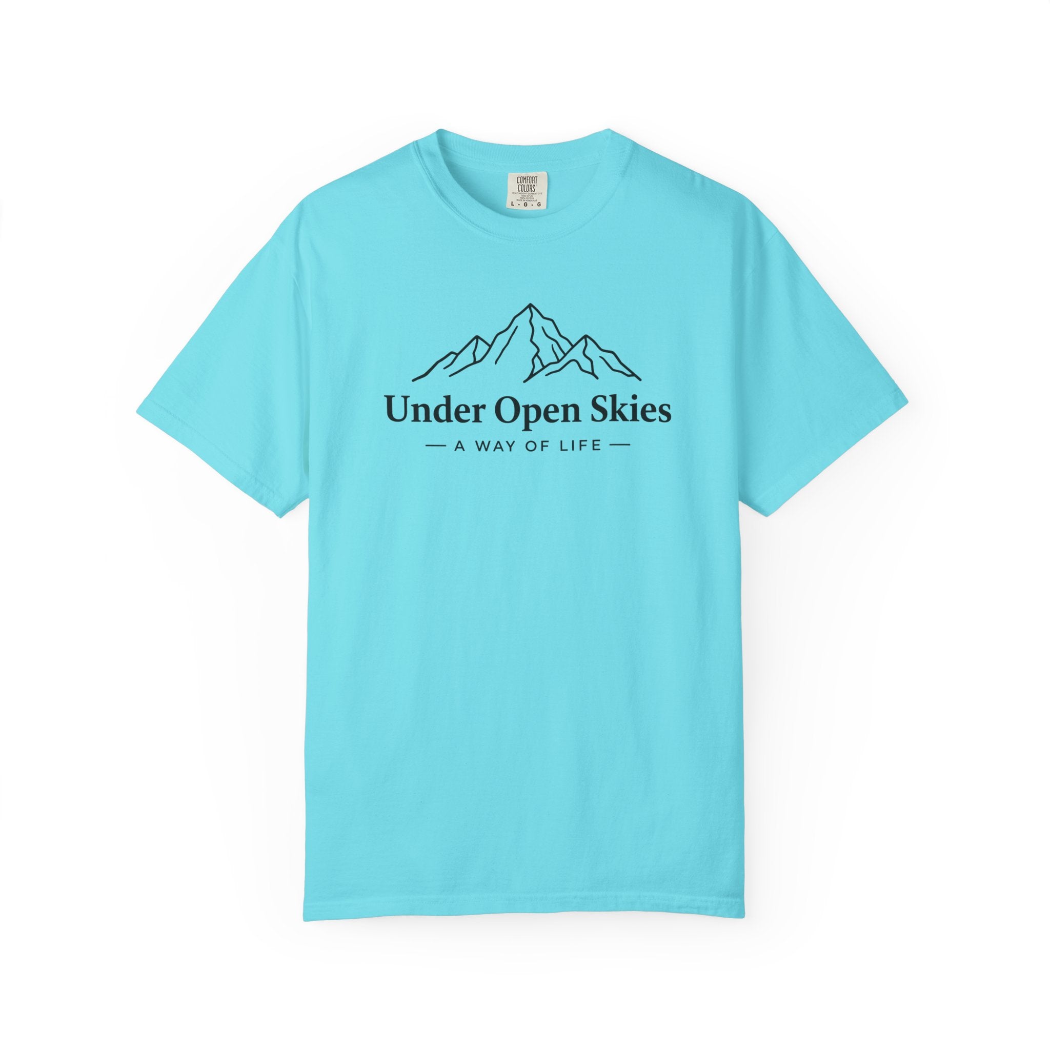 Under Open Skies - Minimalist Mountain Tee