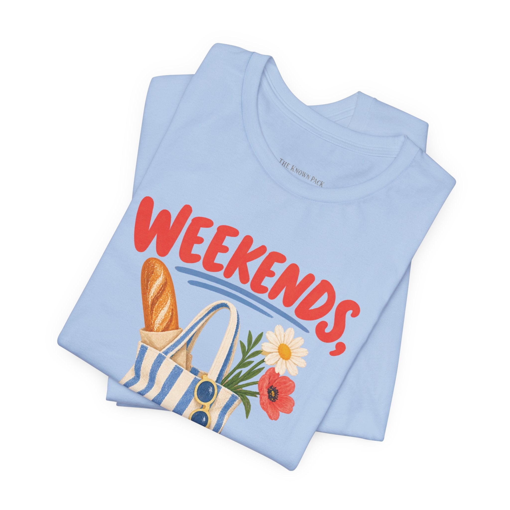 Weekend Oui French Quote T-Shirt