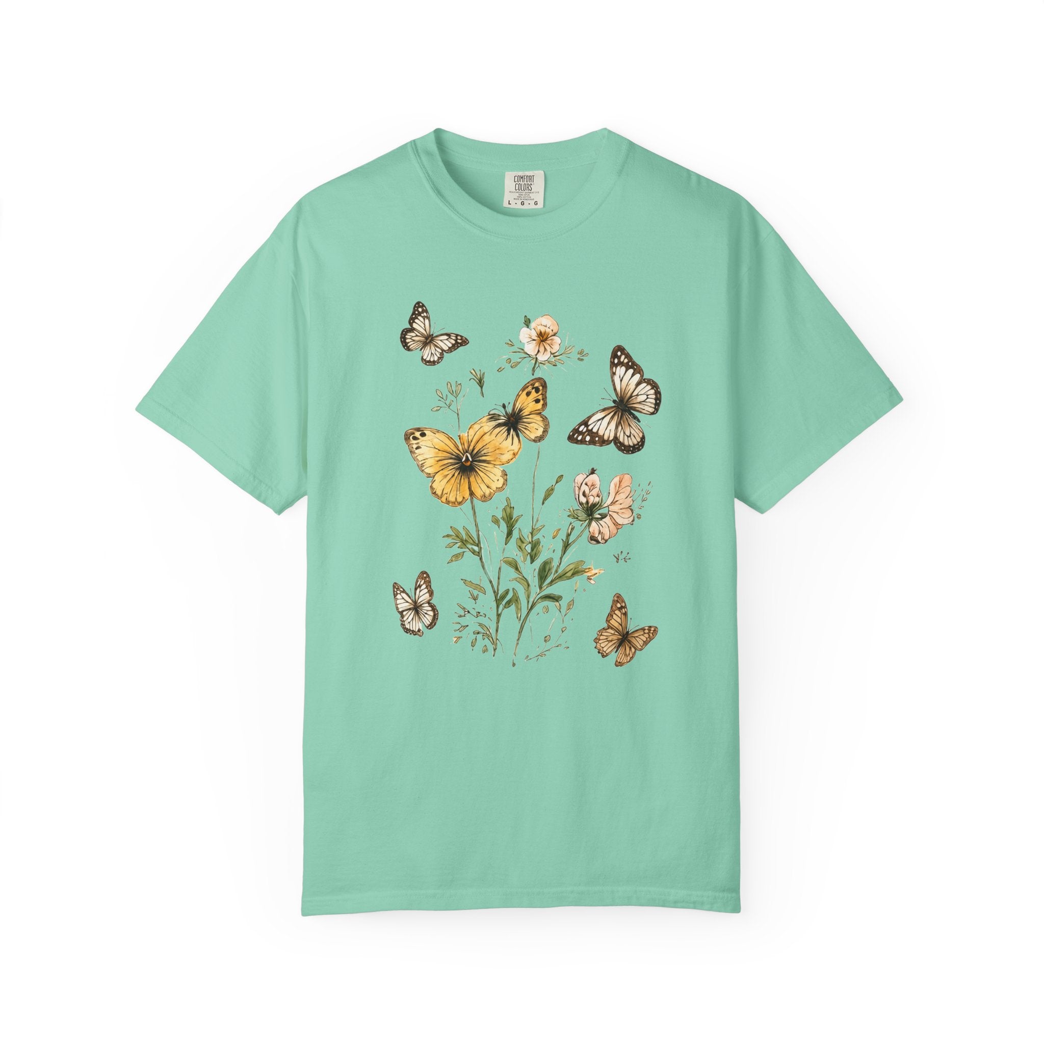 Watercolor Butterfly Garden Tee
