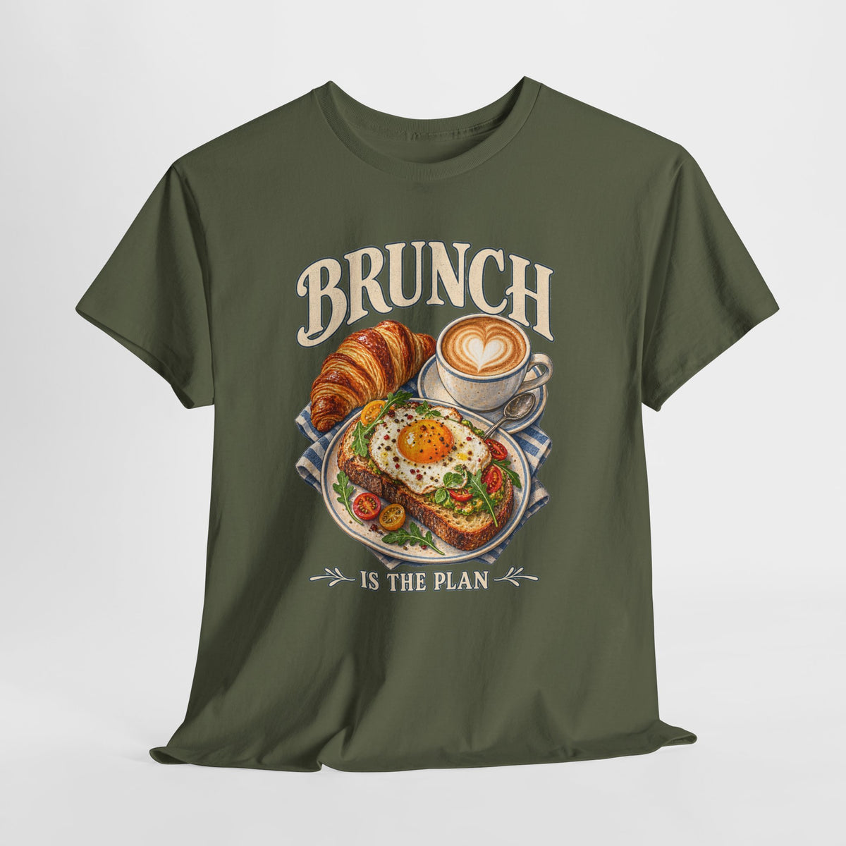 Brunch Is the Plan Funny Brunch T-Shirt