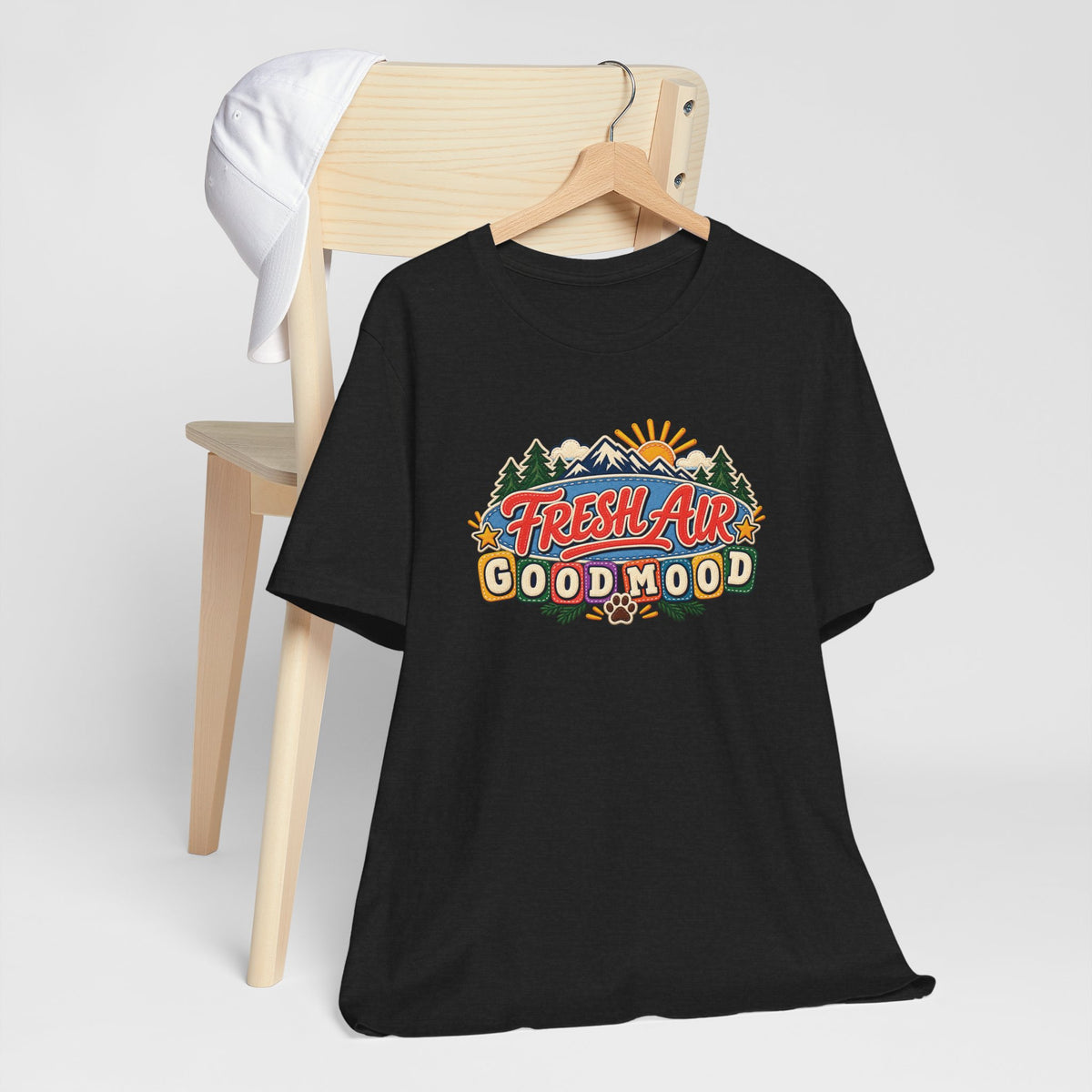 Fresh Air Good Mood T-Shirt — Garment-Dyed Cotton