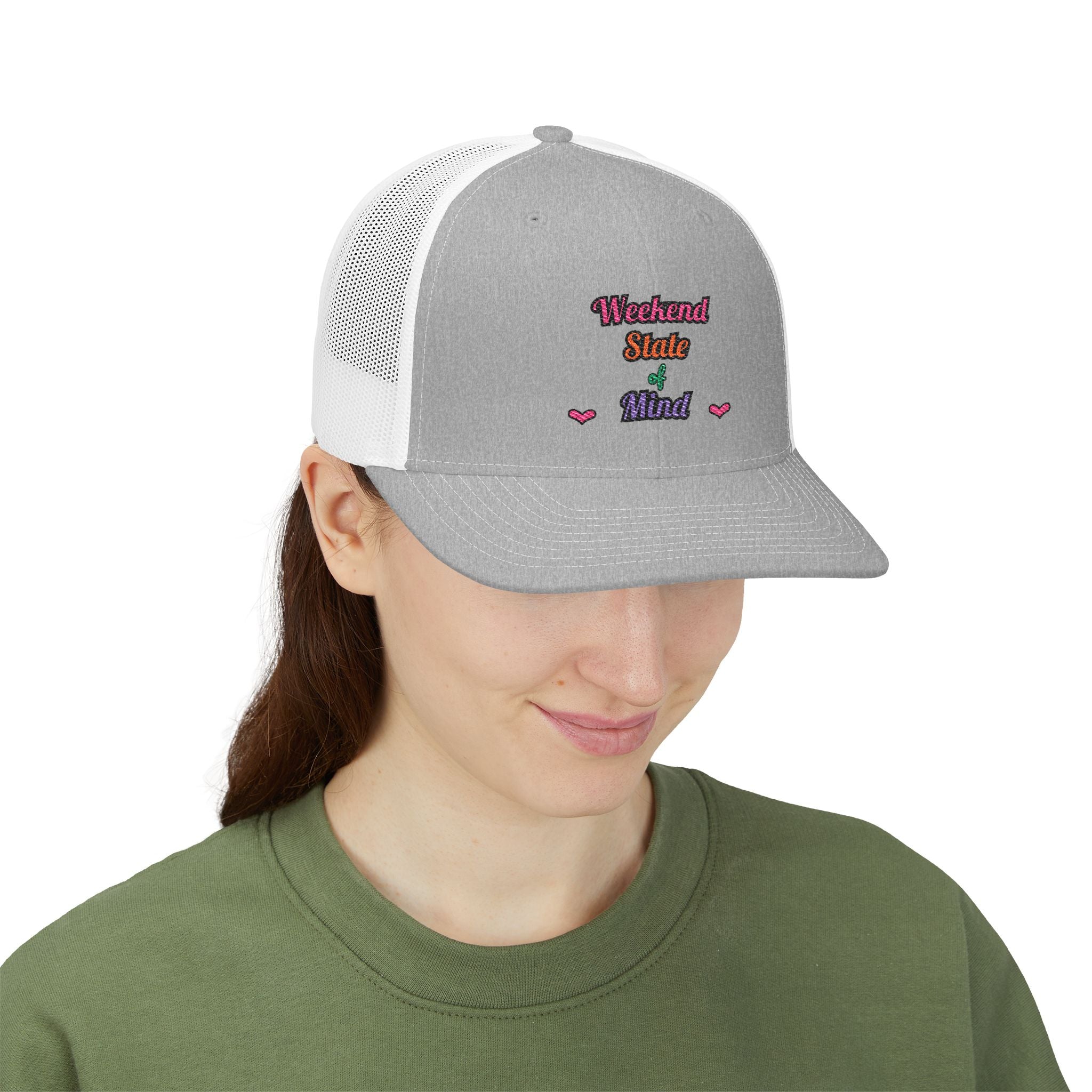 Weekend State of Mind — Embroidered Trucker Hat