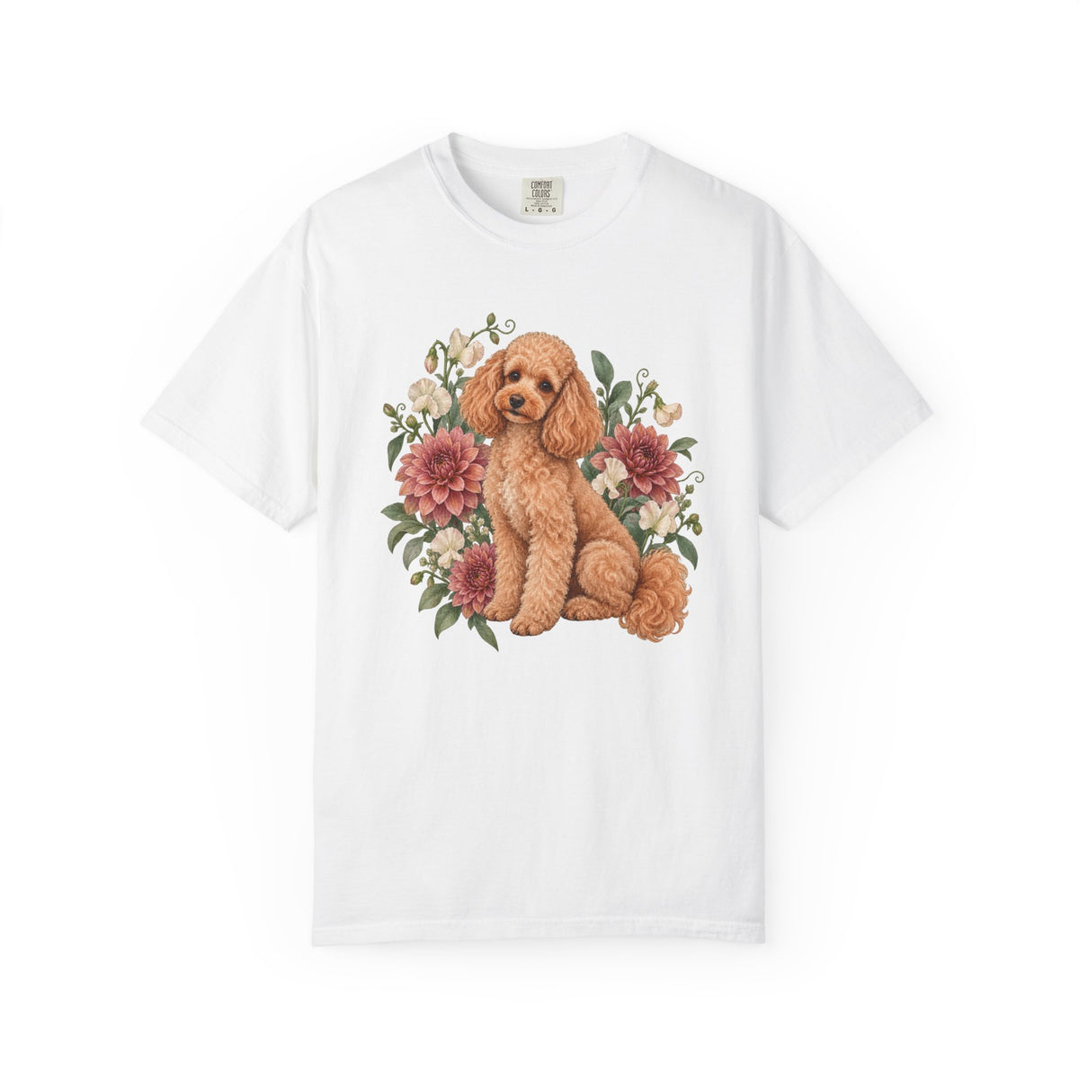 Poodle T-Shirt — Curls & Petals