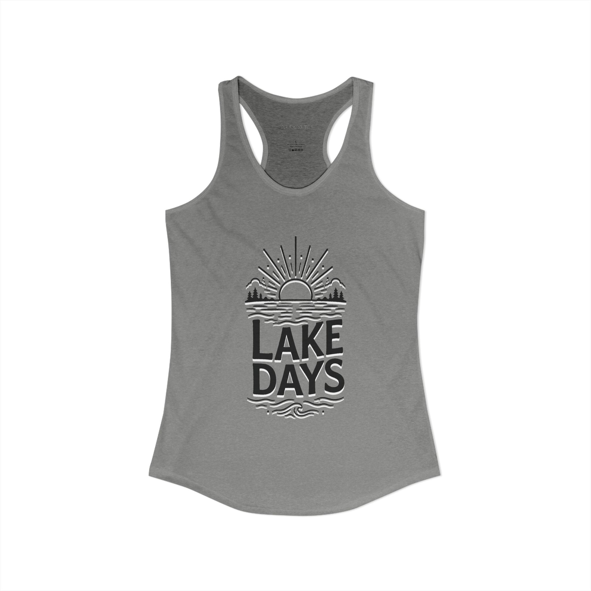 Lake Days — Women's Racerback Tank