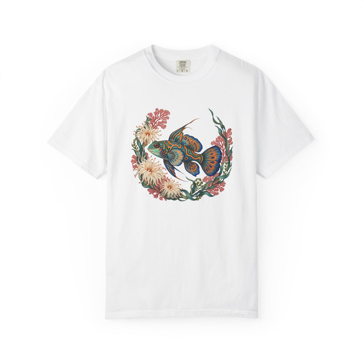 Reef Royalty — Blue & Orange Reef Fish T-Shirt