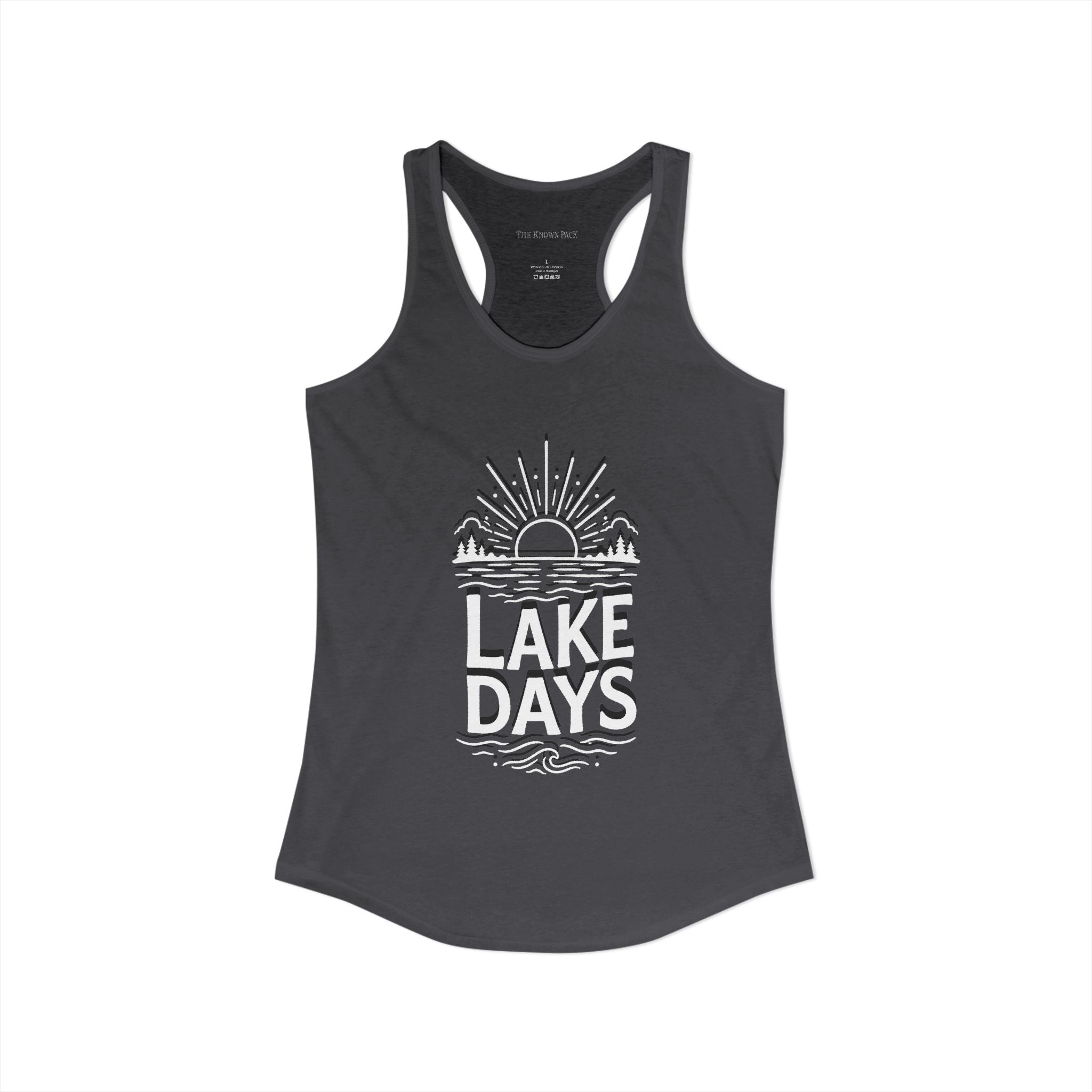 Lake Days — Women's Racerback Tank