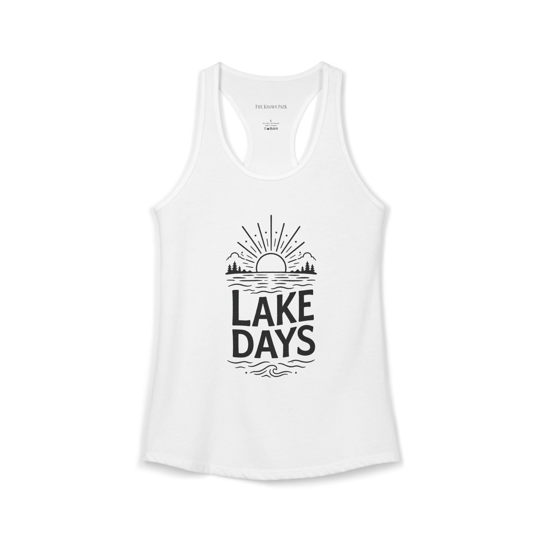 Lake Days — Women's Racerback Tank