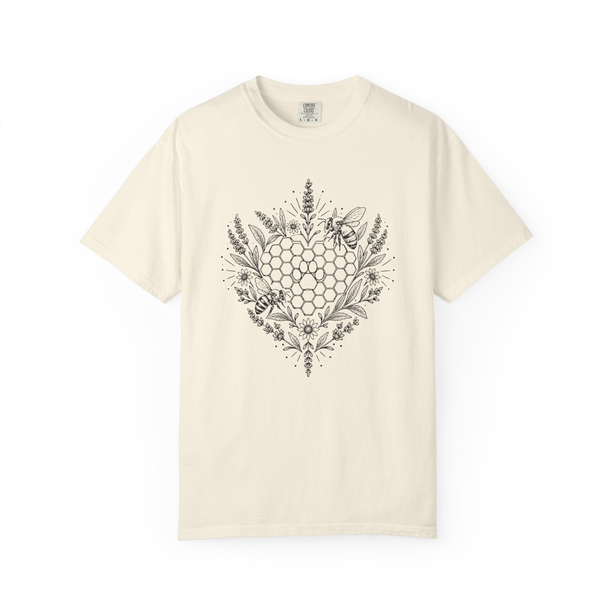 Bee Paw T-Shirt — Garment-Dyed Cotton