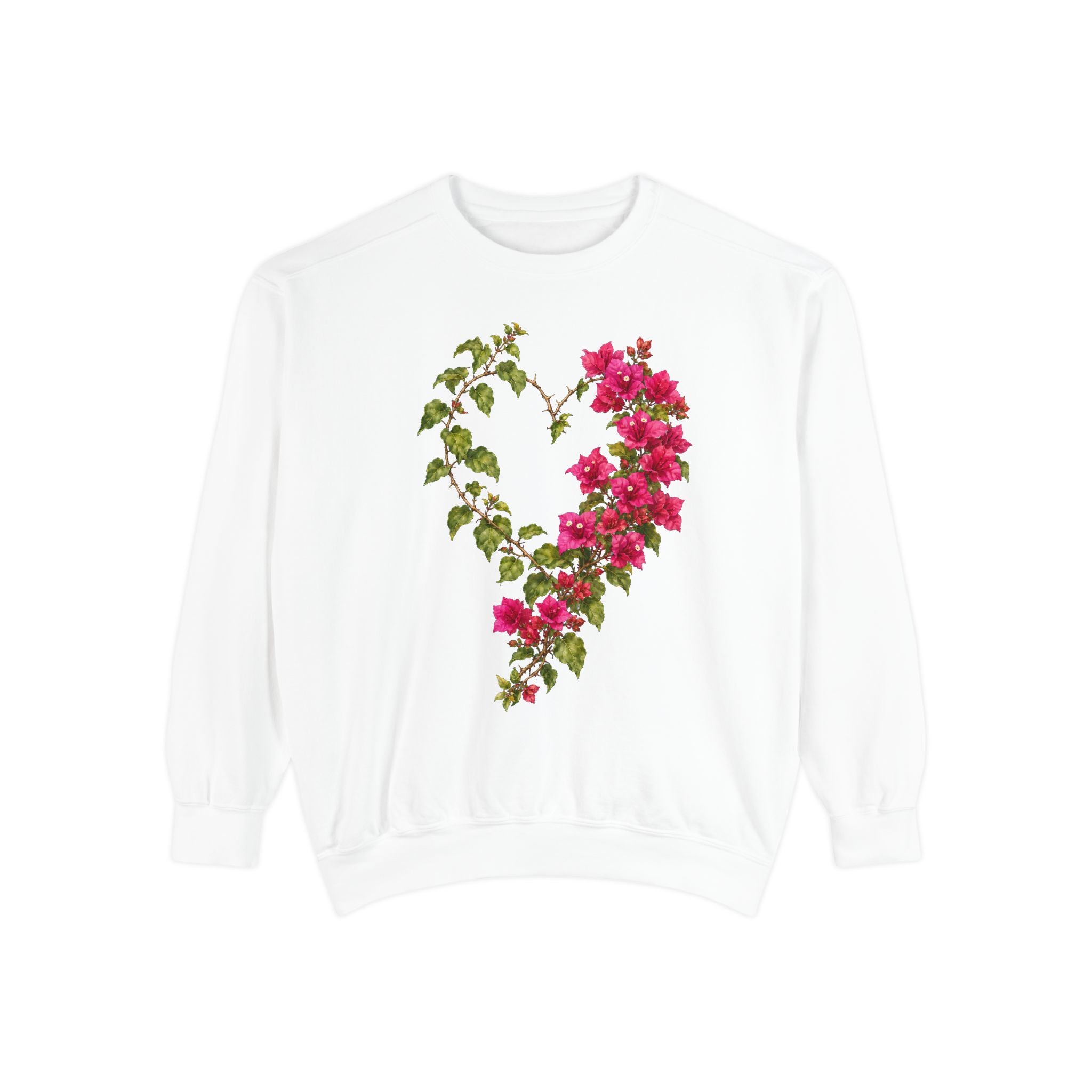Bougainvillea Heart Sweatshirt