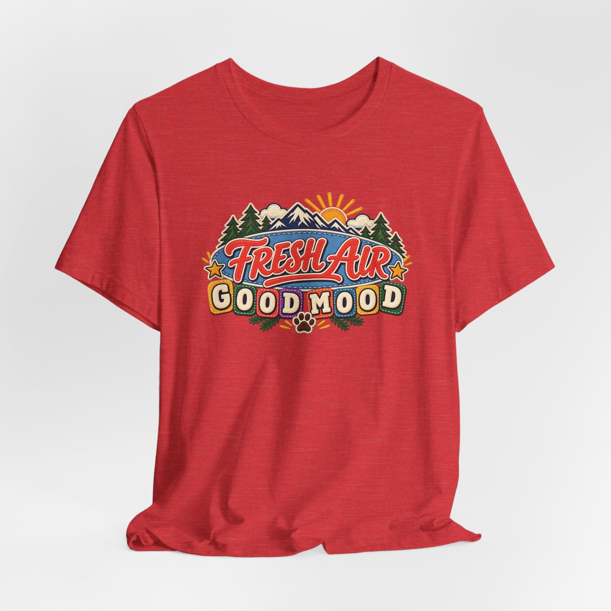 Fresh Air Good Mood T-Shirt — Garment-Dyed Cotton