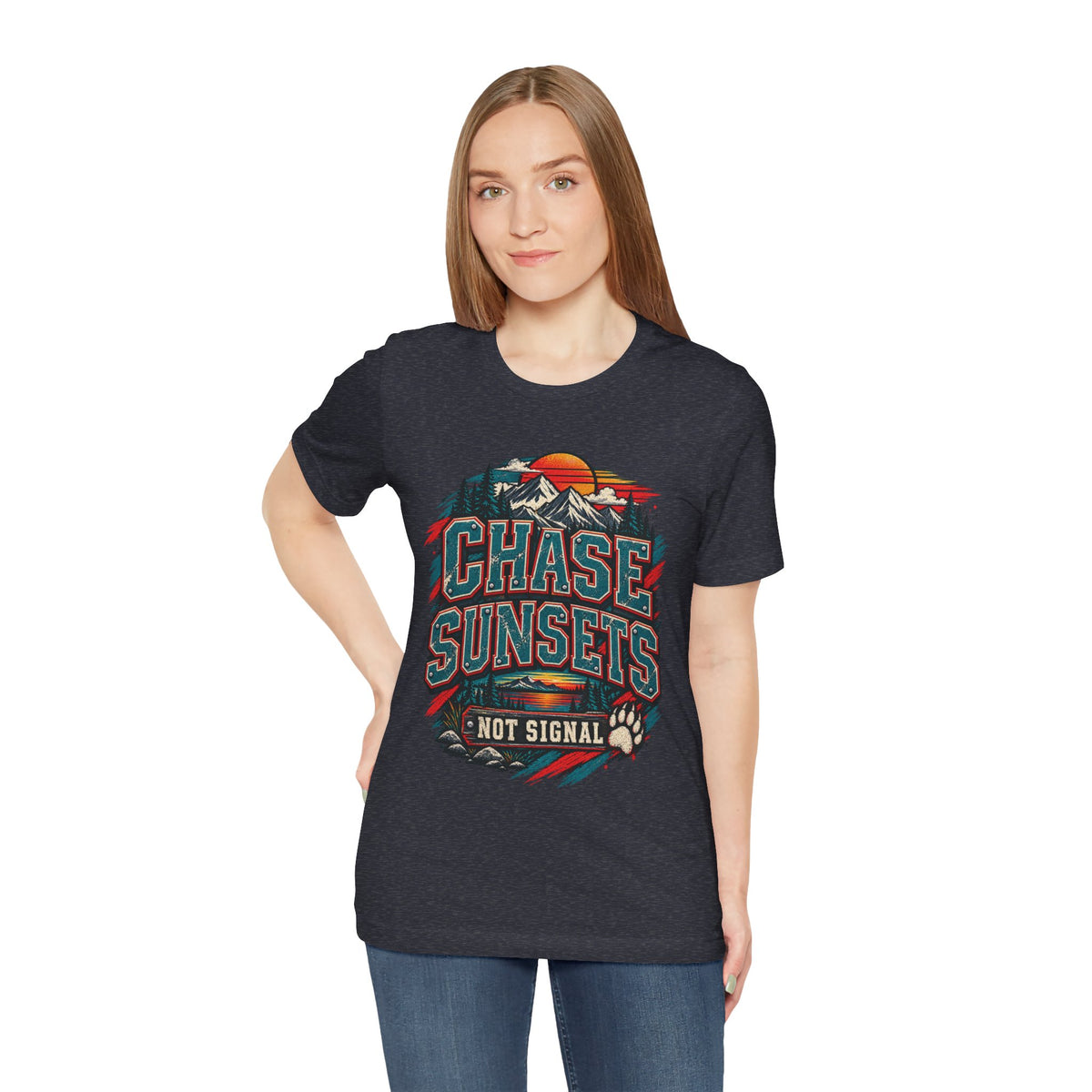 Chase Sunsets Not Signal T-Shirt
