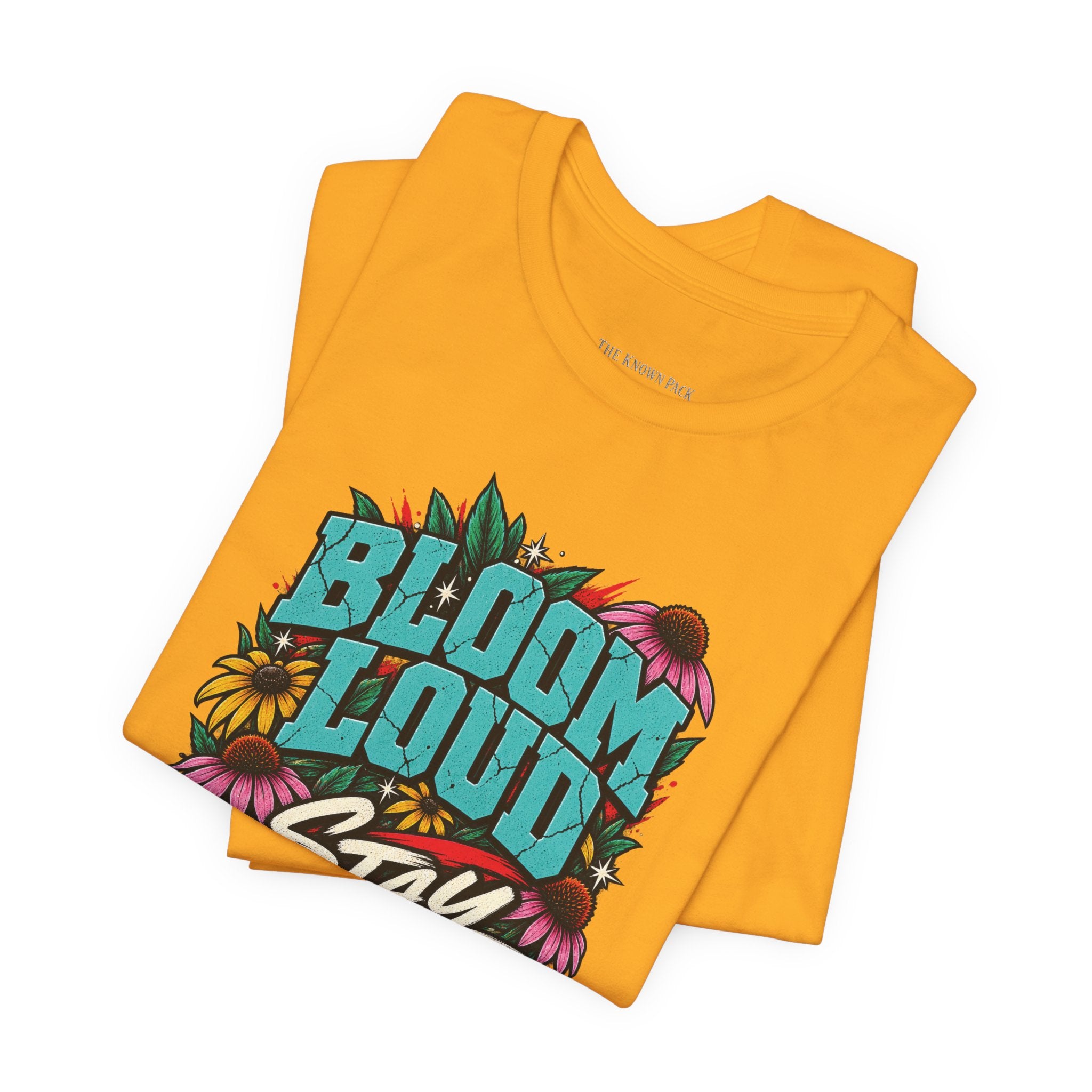 Bloom Loud Floral T-Shirt — Garment-Dyed Cotton
