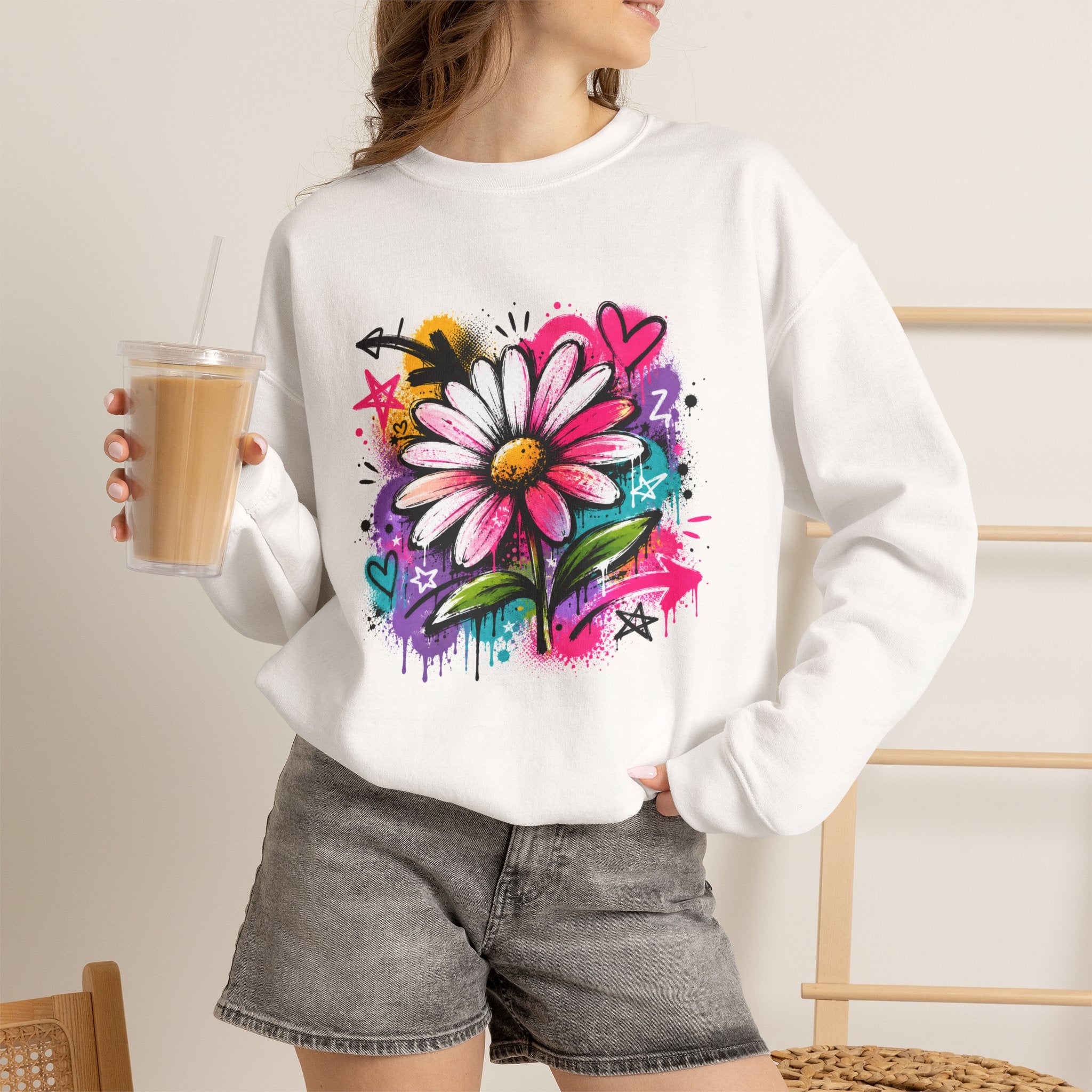 Wild Daisy — Graffiti Sweatshirt