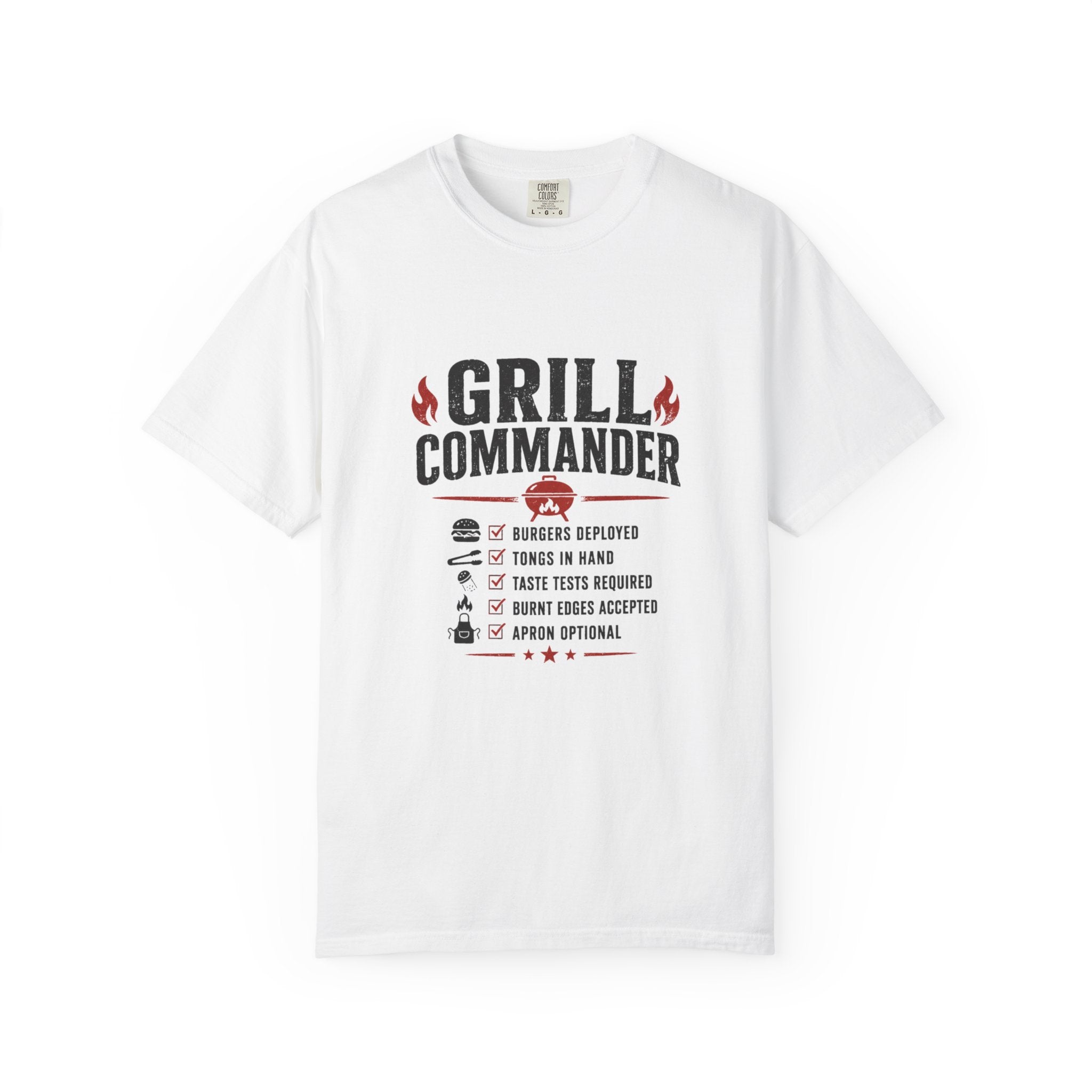 Grill Commander grilling dad tee alternate color