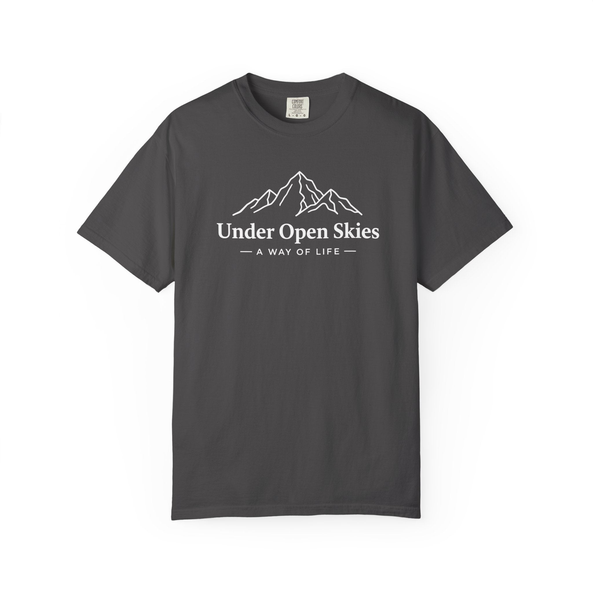 Under Open Skies - Minimalist Mountain Tee