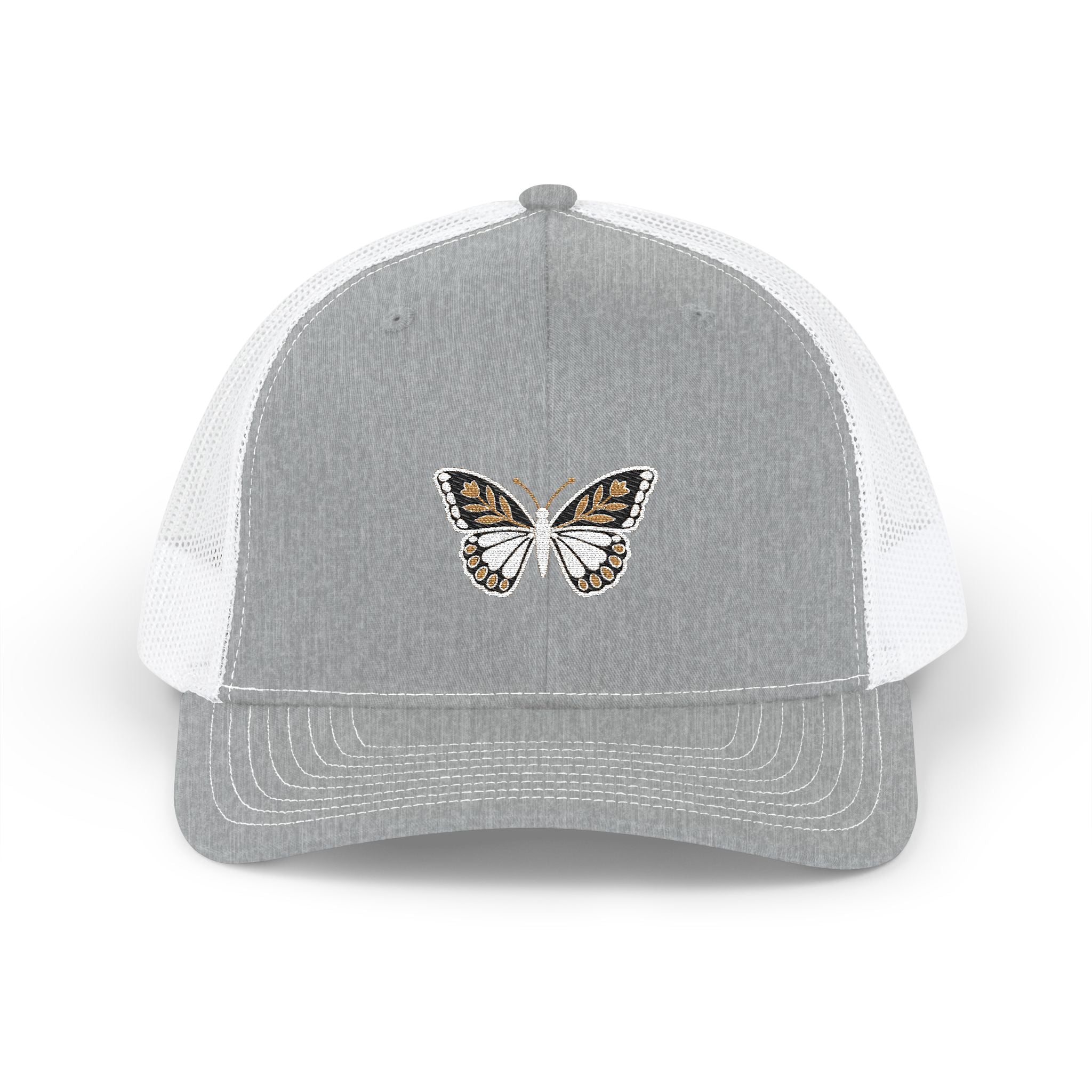 Golden Butterfly — Embroidered Trucker Hat