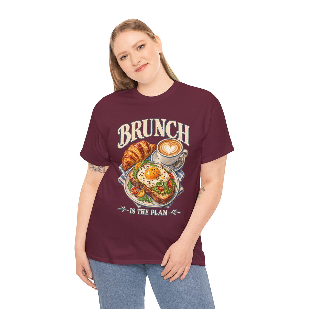 Brunch Is the Plan Funny Brunch T-Shirt