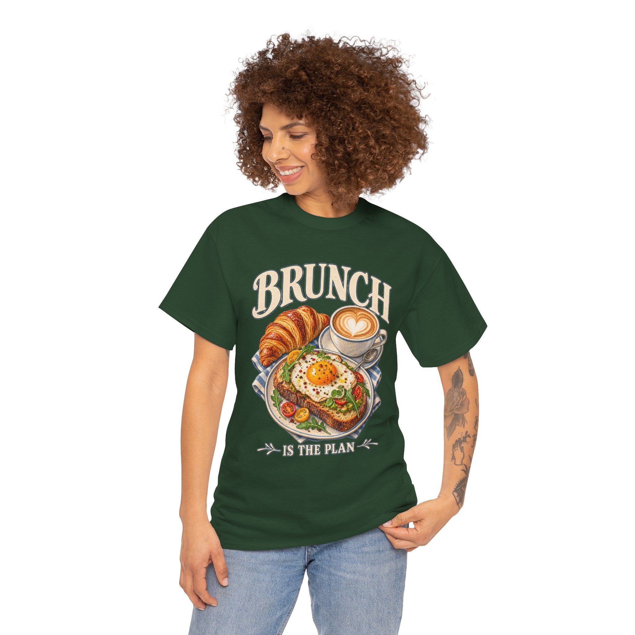 Brunch Is the Plan Funny Brunch T-Shirt