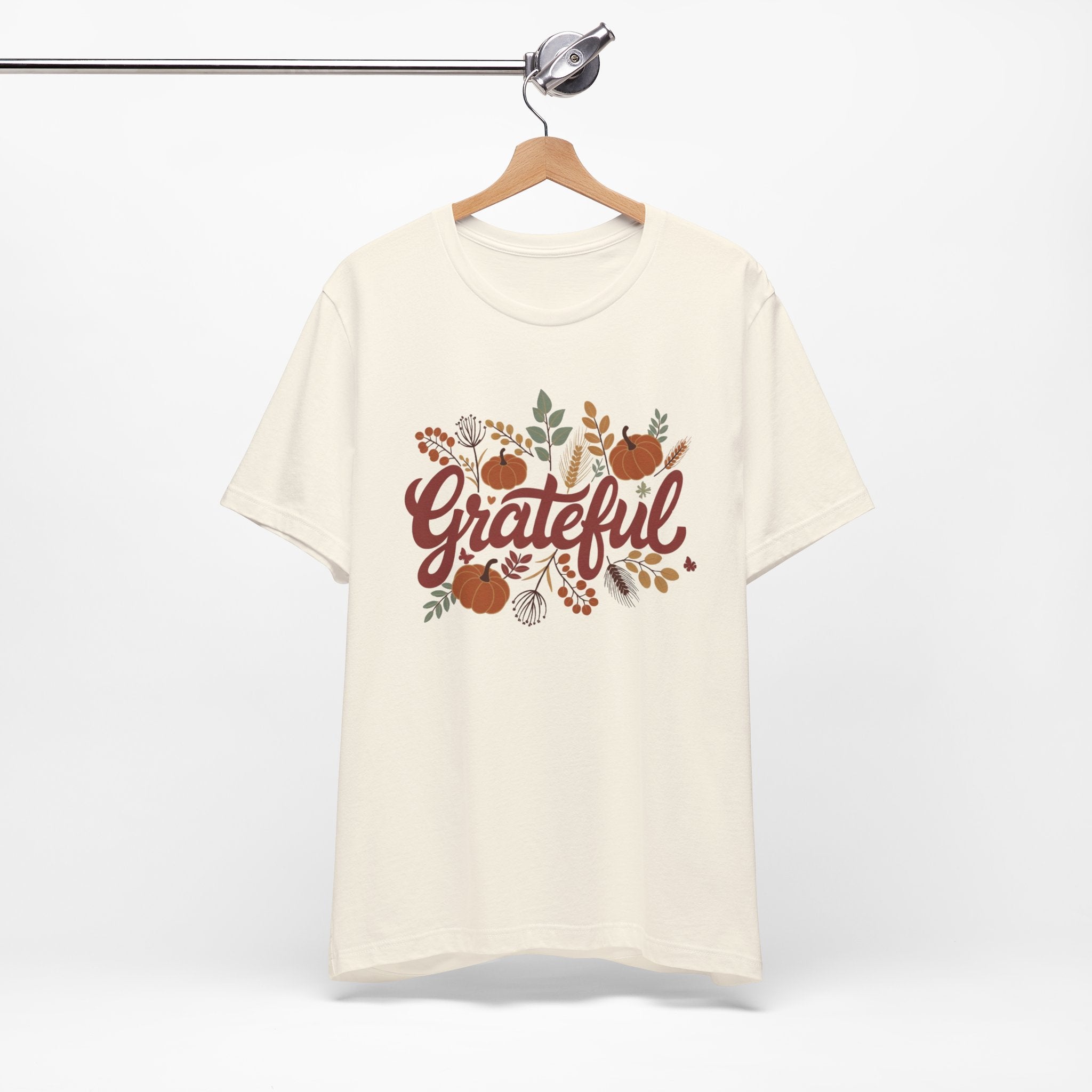 Grateful Floral T-Shirt — Garment-Dyed Cotton