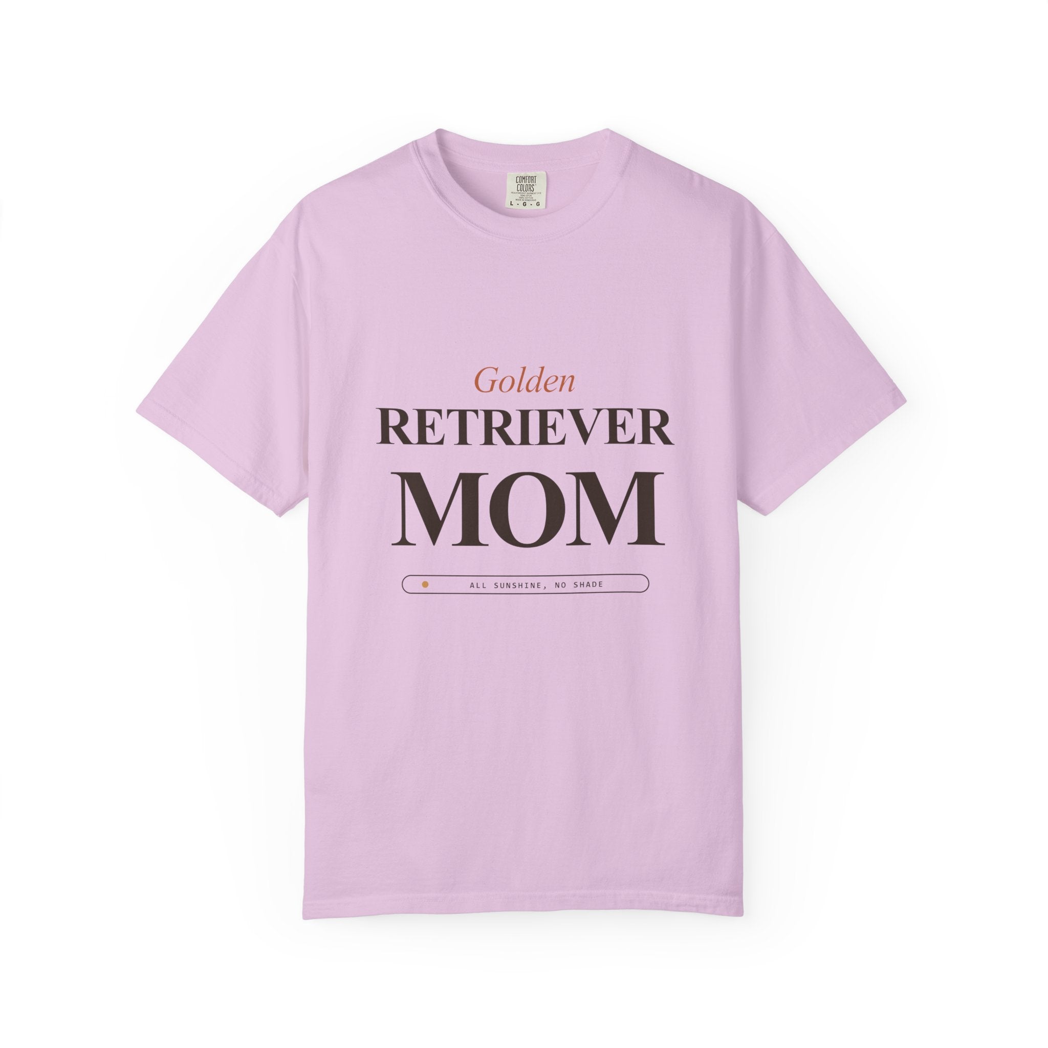 All Sunshine No Shade Golden mom tee folded view