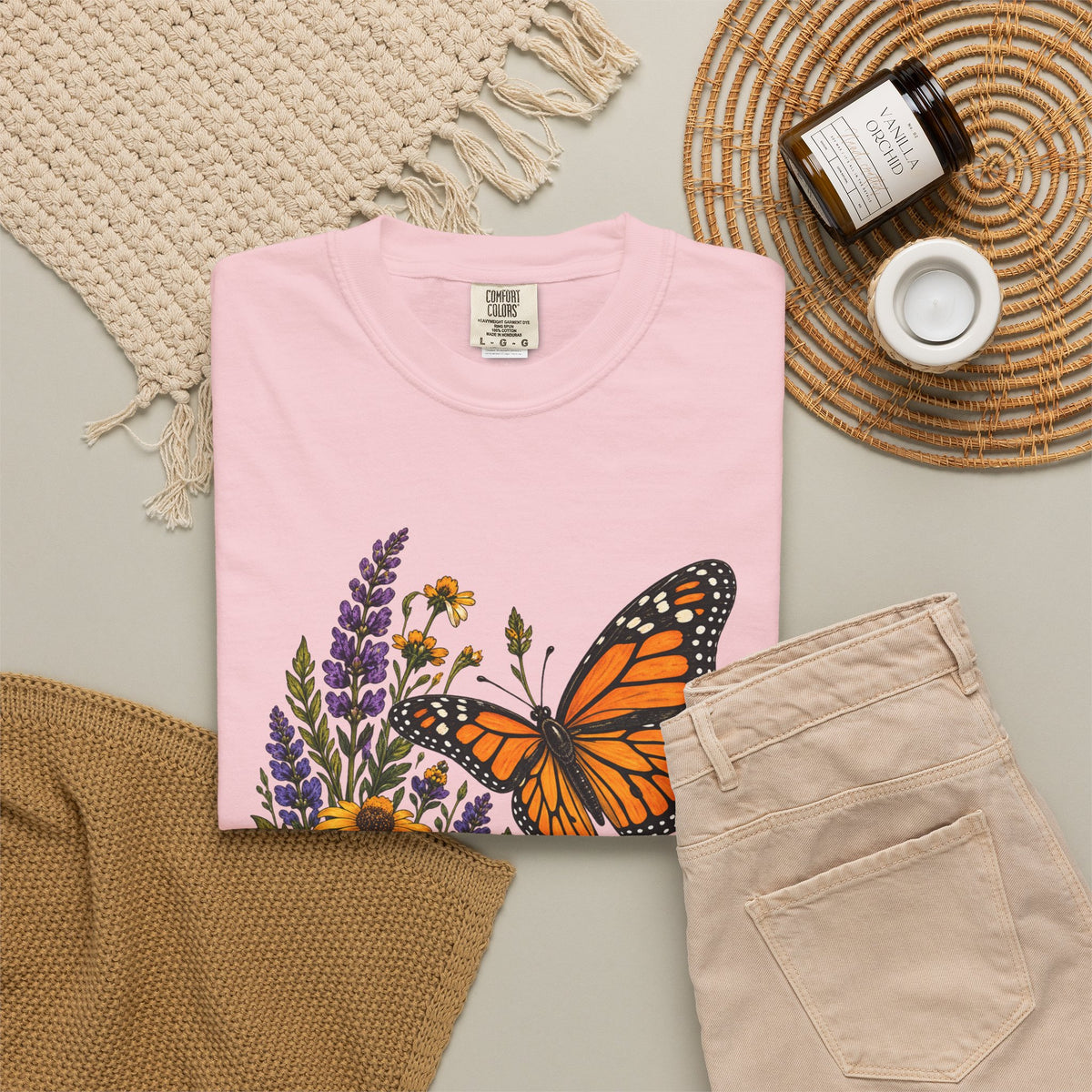 She Brought the Summer — Monarch Butterfly T-Shirt