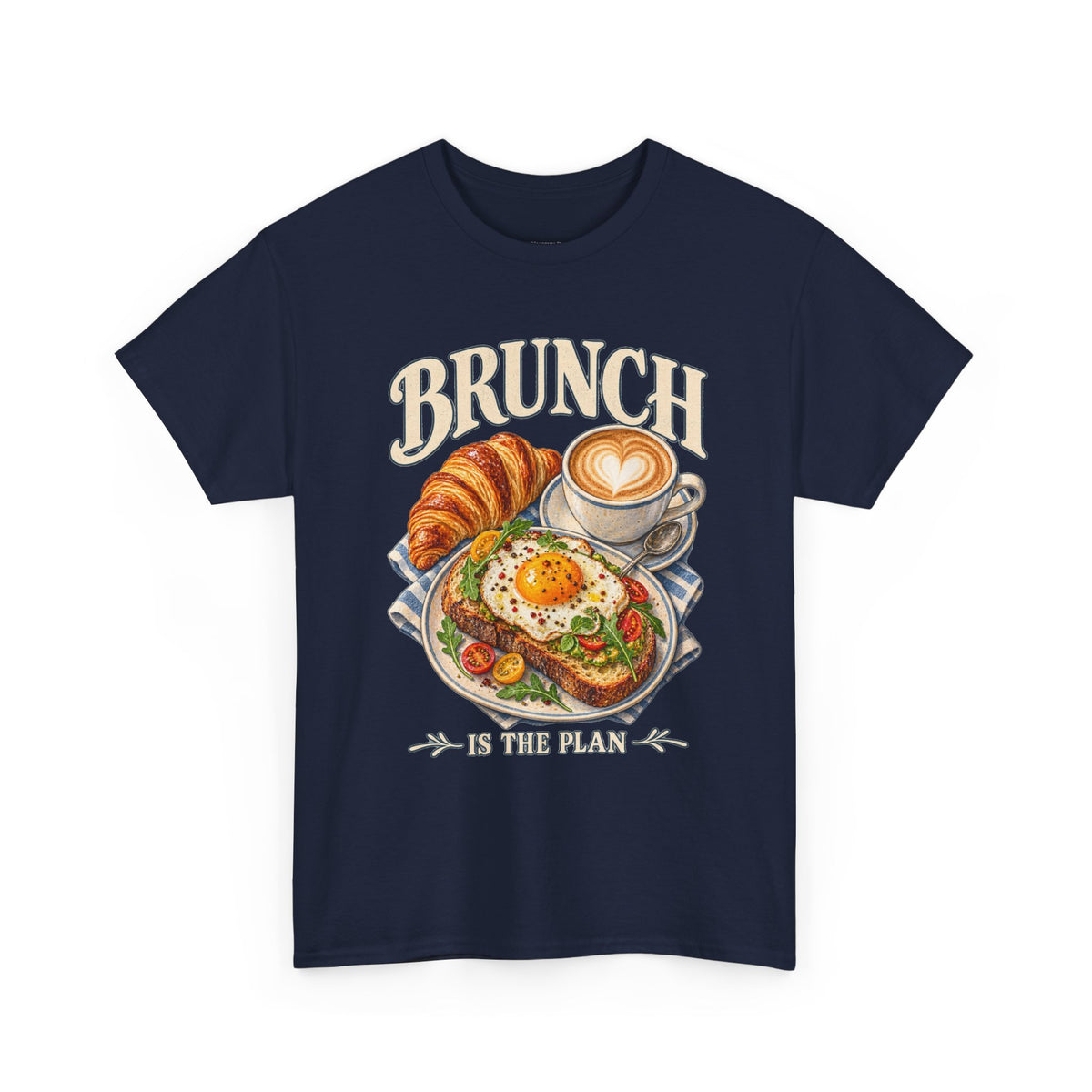 Brunch Is the Plan Funny Brunch T-Shirt