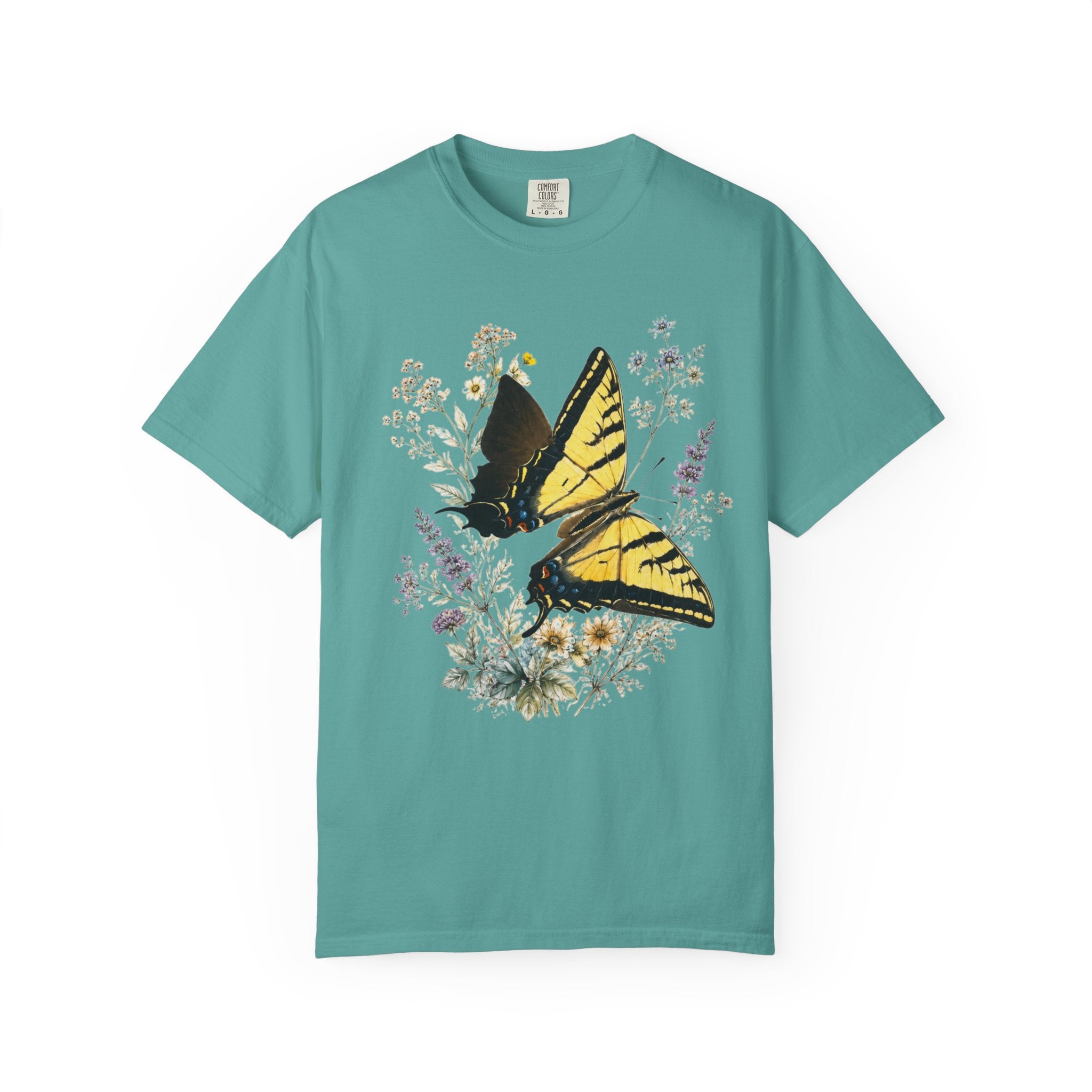 Swallowtail Butterfly - Botanical Wildflower Tee
