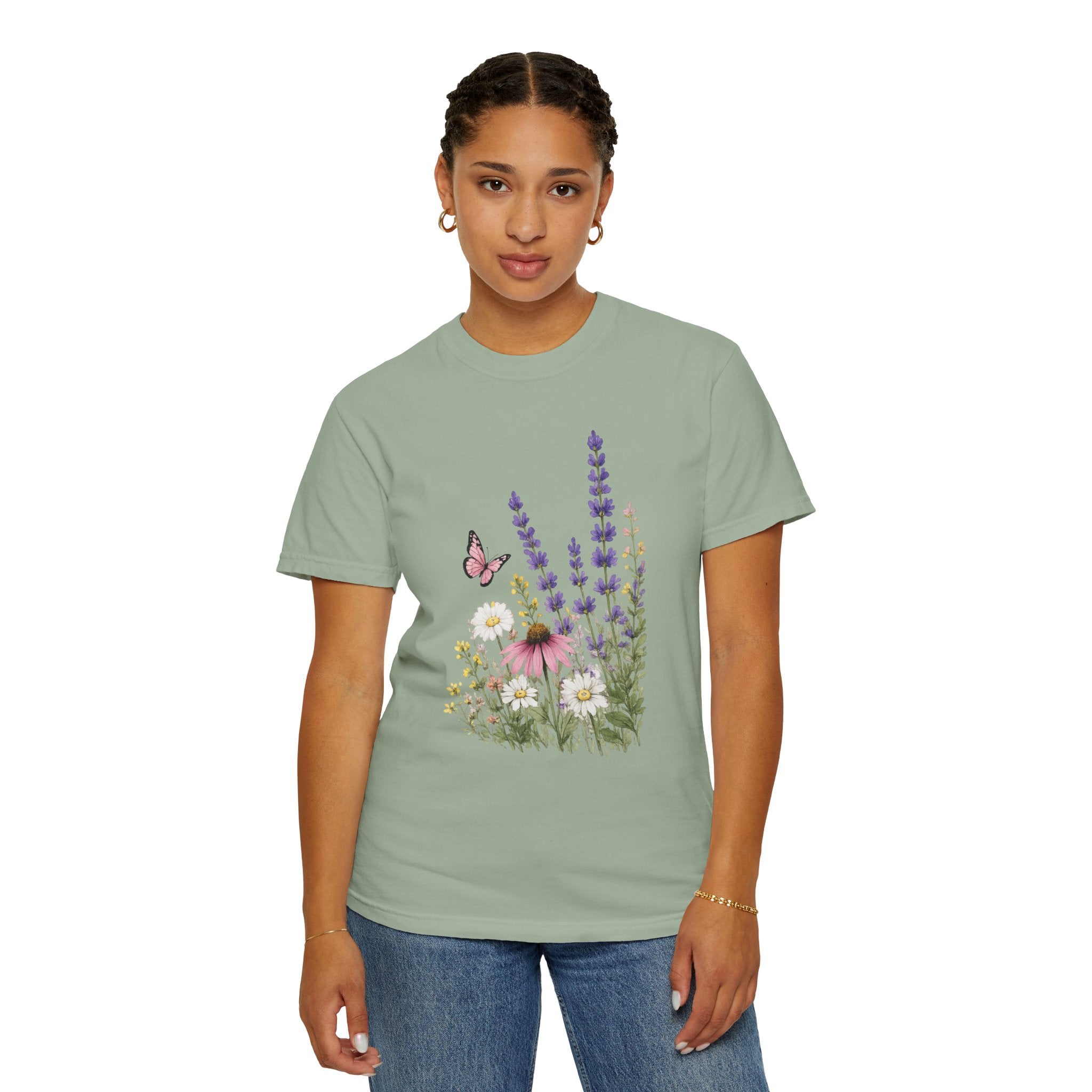 Wildflower Meadow — Botanical Butterfly Tee