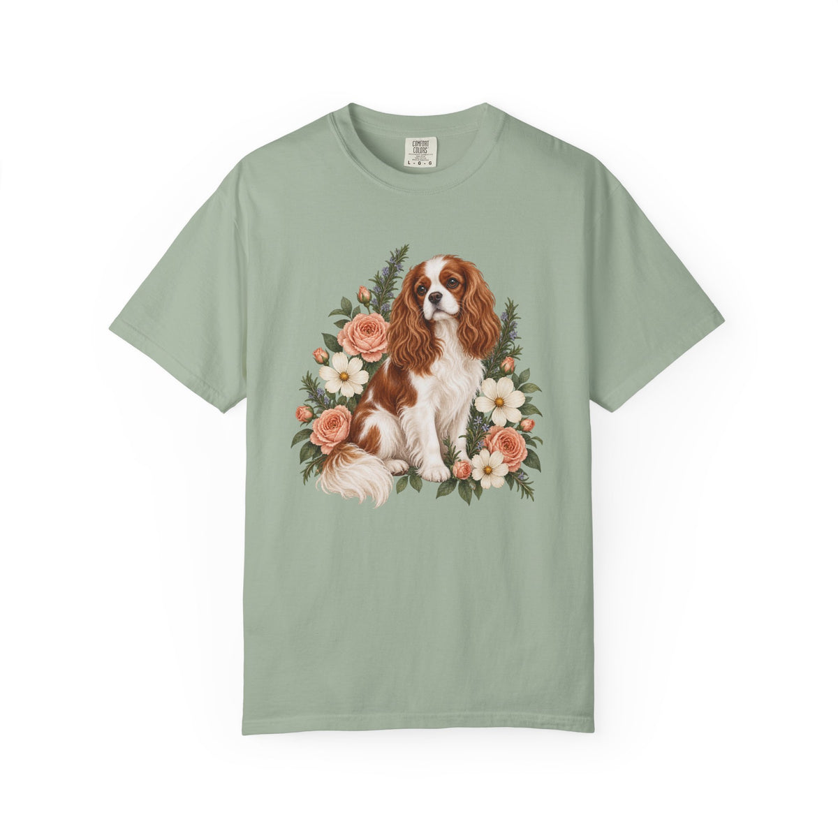 Cavalier King Charles Spaniel T-Shirt — Royal in Bloom