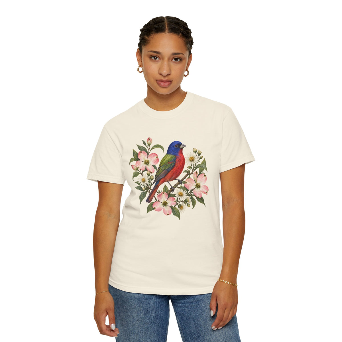 Painted Bunting T-Shirt — A Song in Color