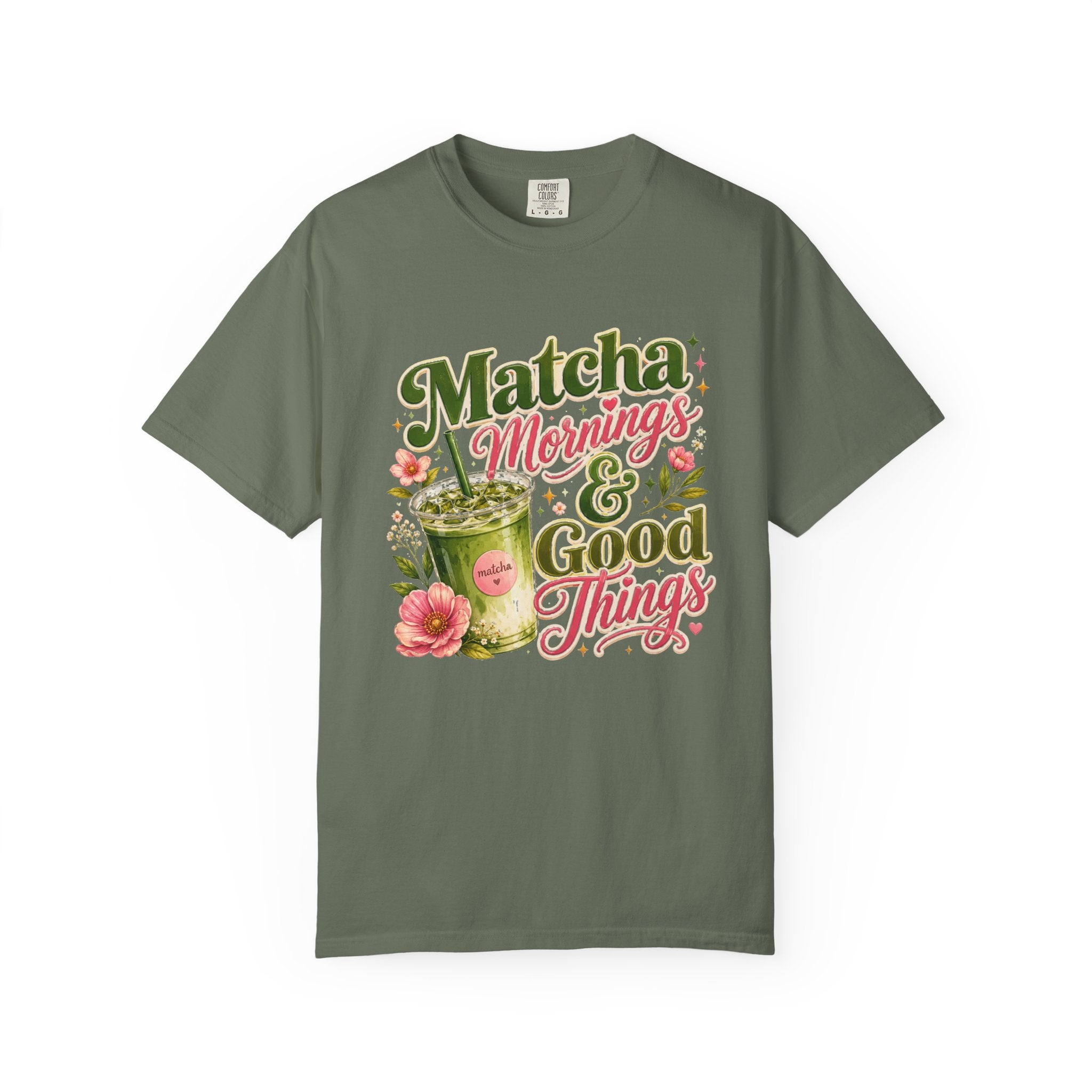 Matcha Mornings & Good Things - Retro Latte Tee
