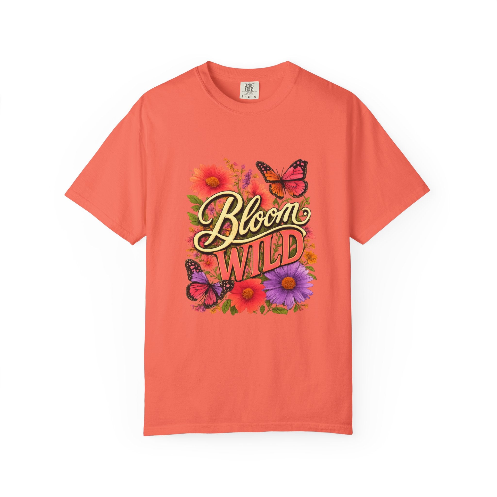 Bloom Wild - Vibrant Butterfly Wildflower Tee