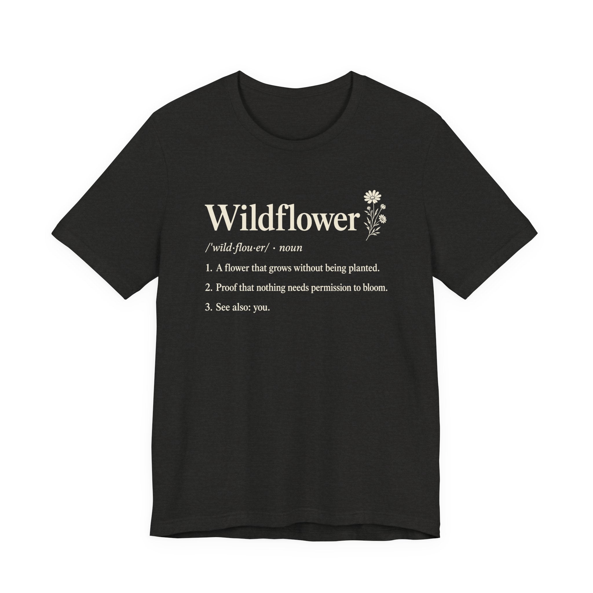 Wildflower Definition Botanical T-Shirt