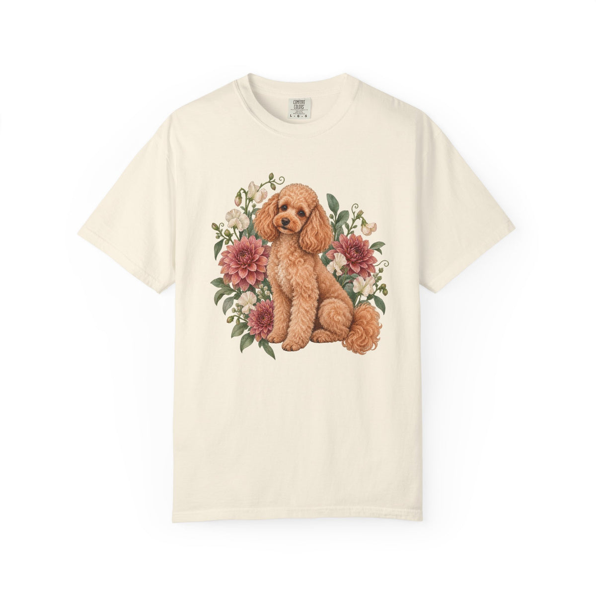 Poodle T-Shirt — Curls & Petals