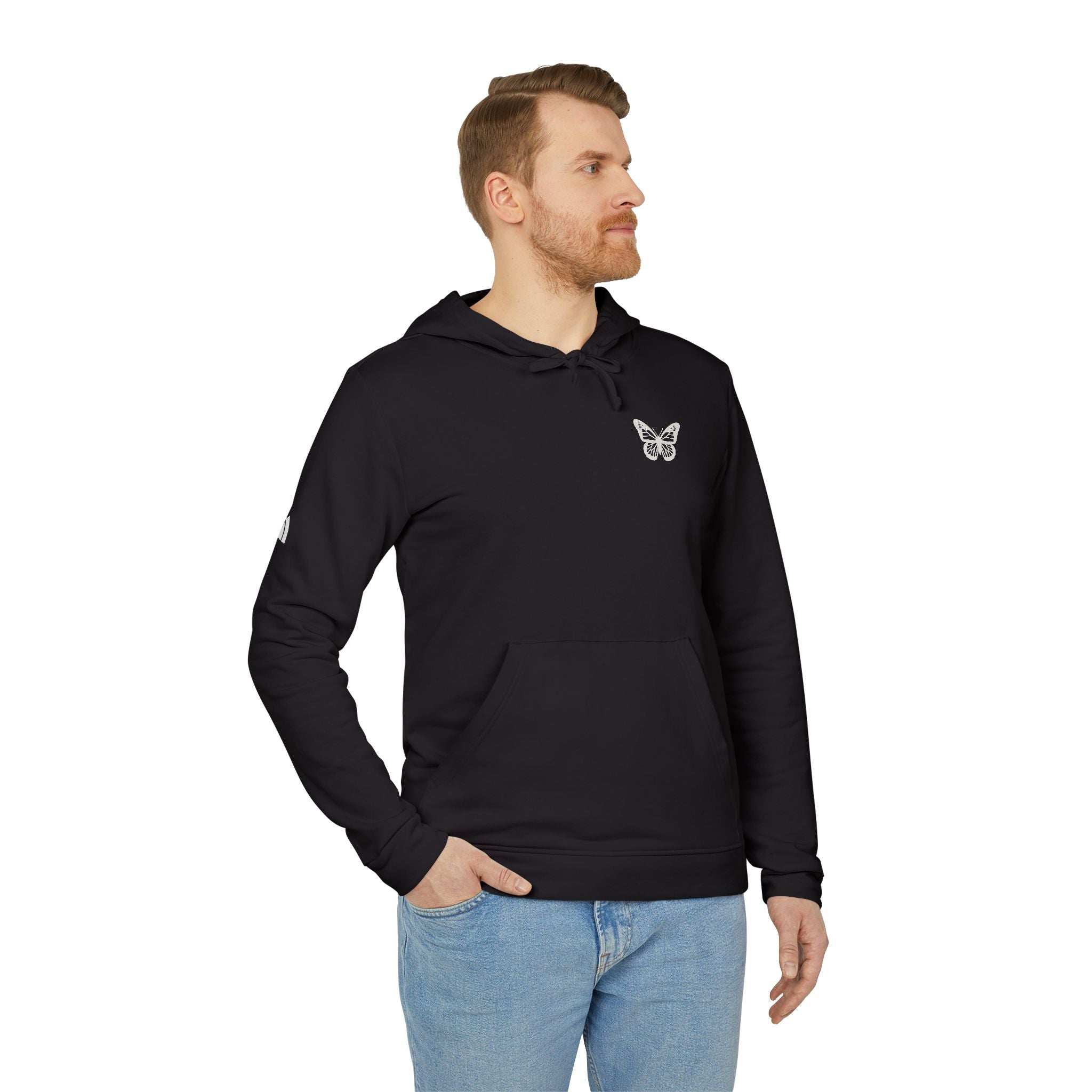Monarch Butterfly — adidas Fleece Hoodie