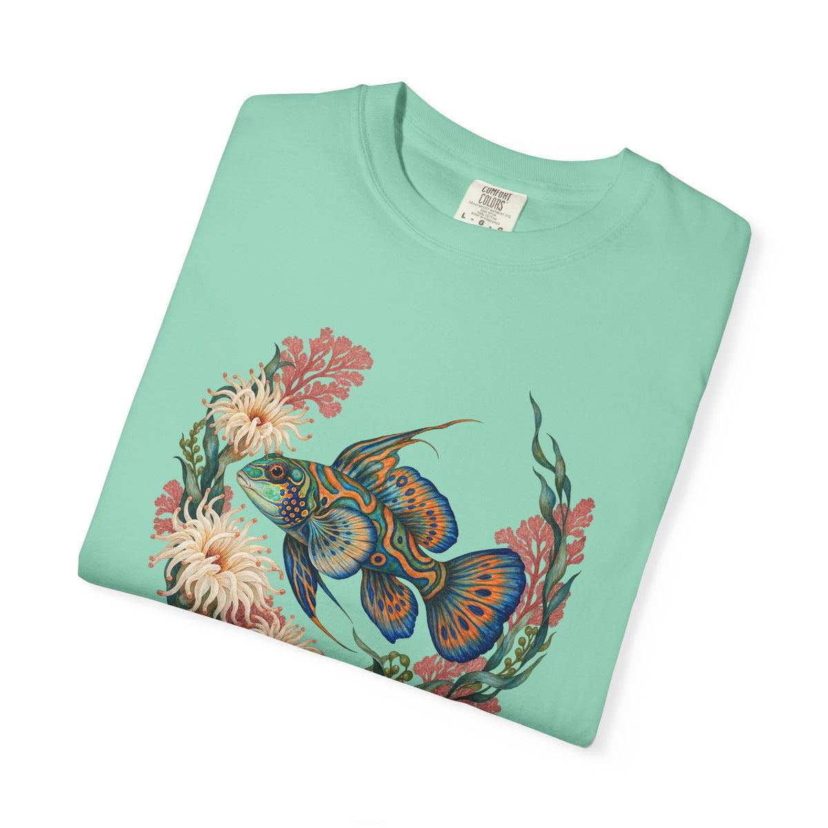 Reef Royalty — Blue & Orange Reef Fish T-Shirt