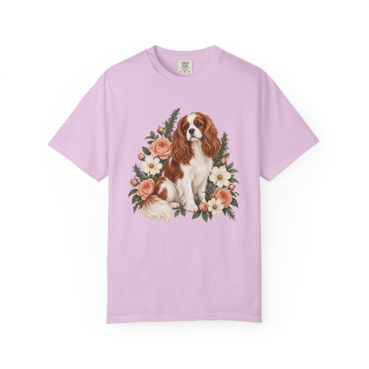 Cavalier King Charles Spaniel T-Shirt — Royal in Bloom