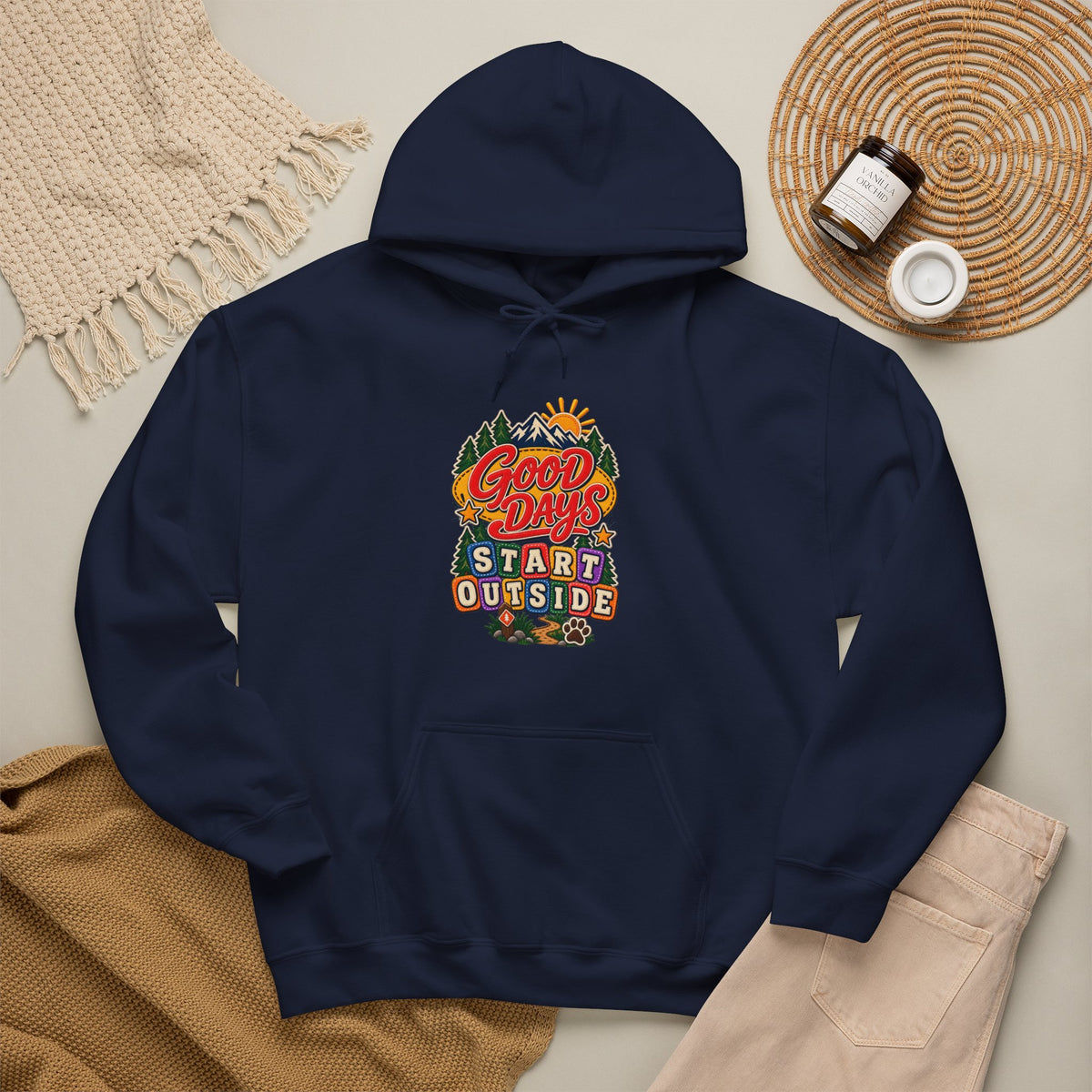Good Days Start Outside Hoodie — Soft Fleece