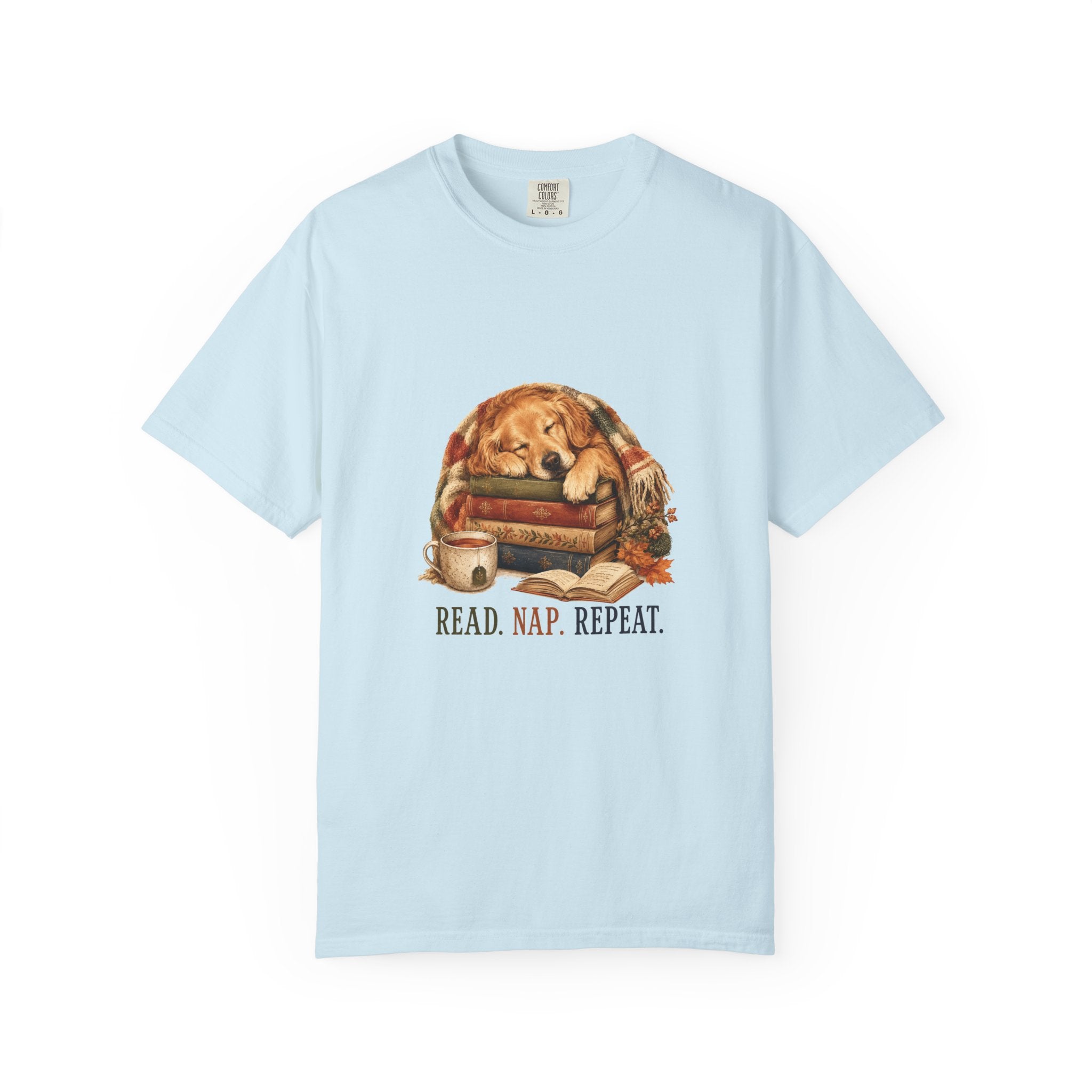 Read Nap Repeat tee folded view