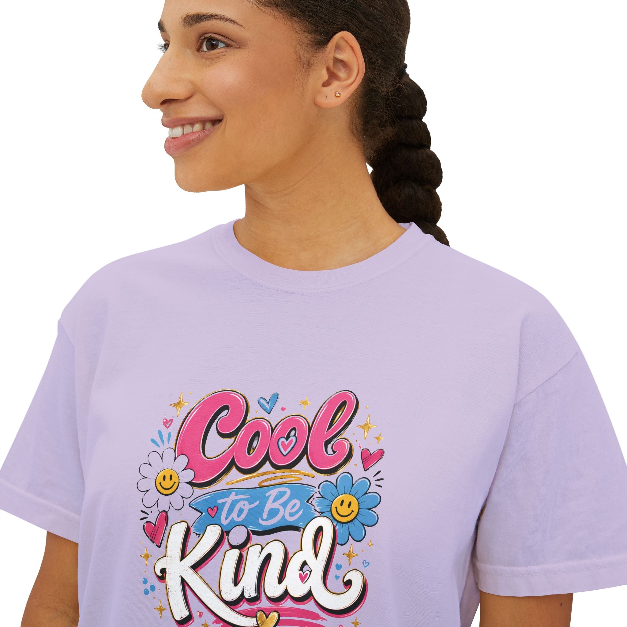 Cool to Be Kind — Boxy Cropped Tee