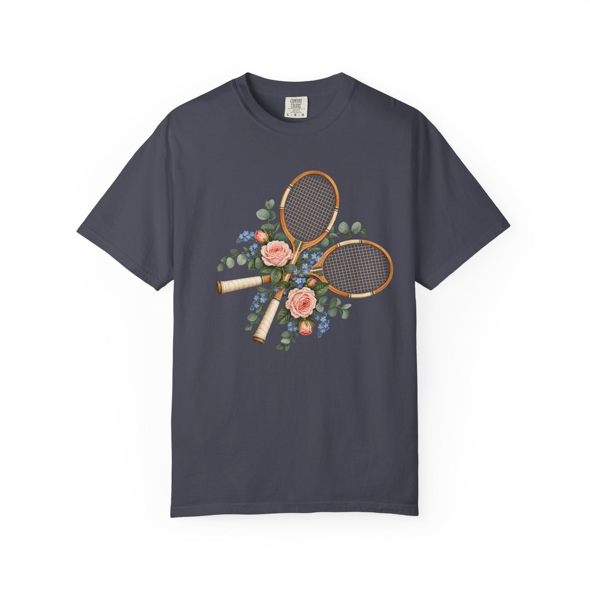 Floral Tennis T-Shirt — Love All in Bloom